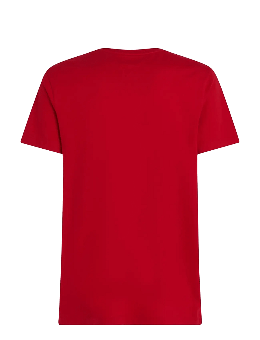 Tommy Hilfiger - ESSENTIAL V-NECK TEE - v-neck t-shirts - medium red - 2