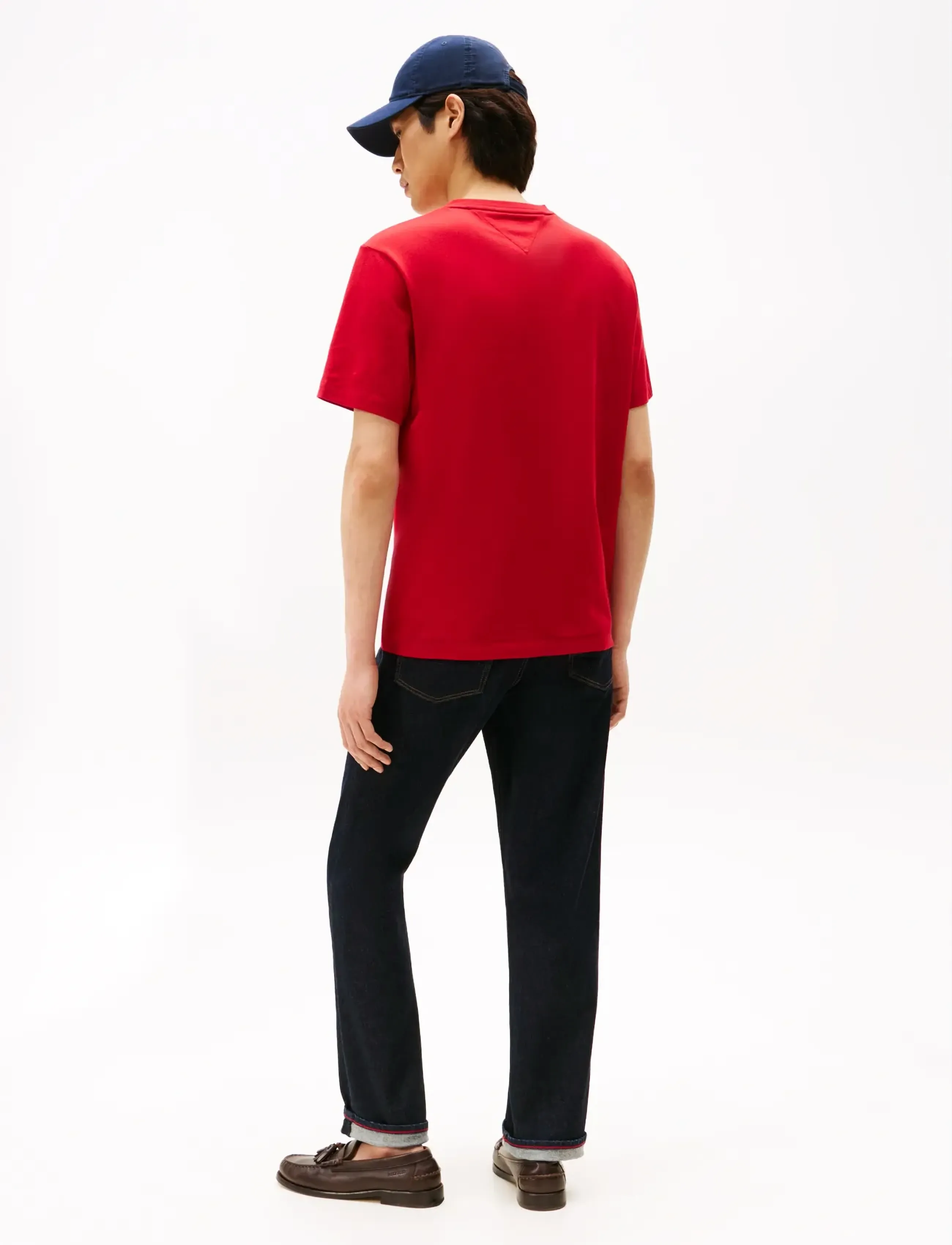 Tommy Hilfiger - ESSENTIAL V-NECK TEE - t-shirts mit v-ausschnitt - medium red - 3