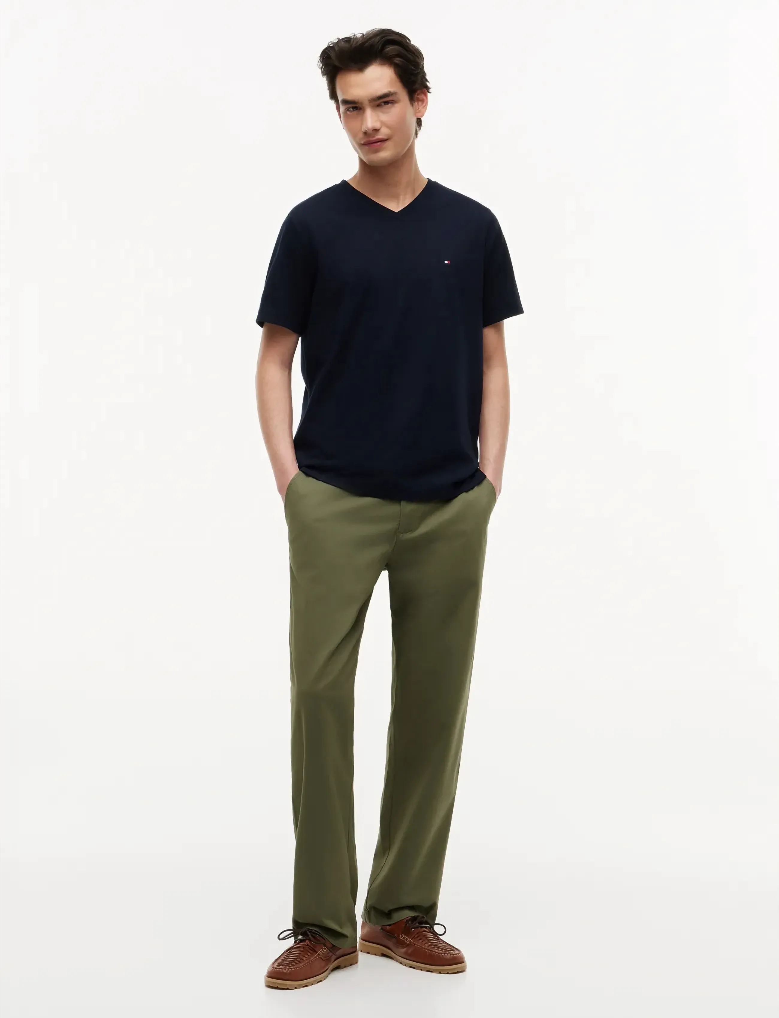 Tommy Hilfiger - ESSENTIAL V-NECK TEE - t-shirts mit v-ausschnitt - navy blue - 5