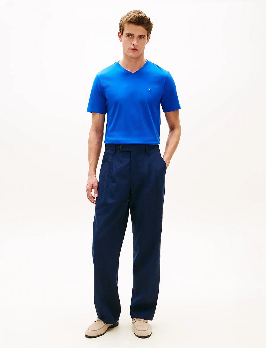 Tommy Hilfiger - ESSENTIAL V-NECK TEE - v-neck t-shirts - regal blue - 3