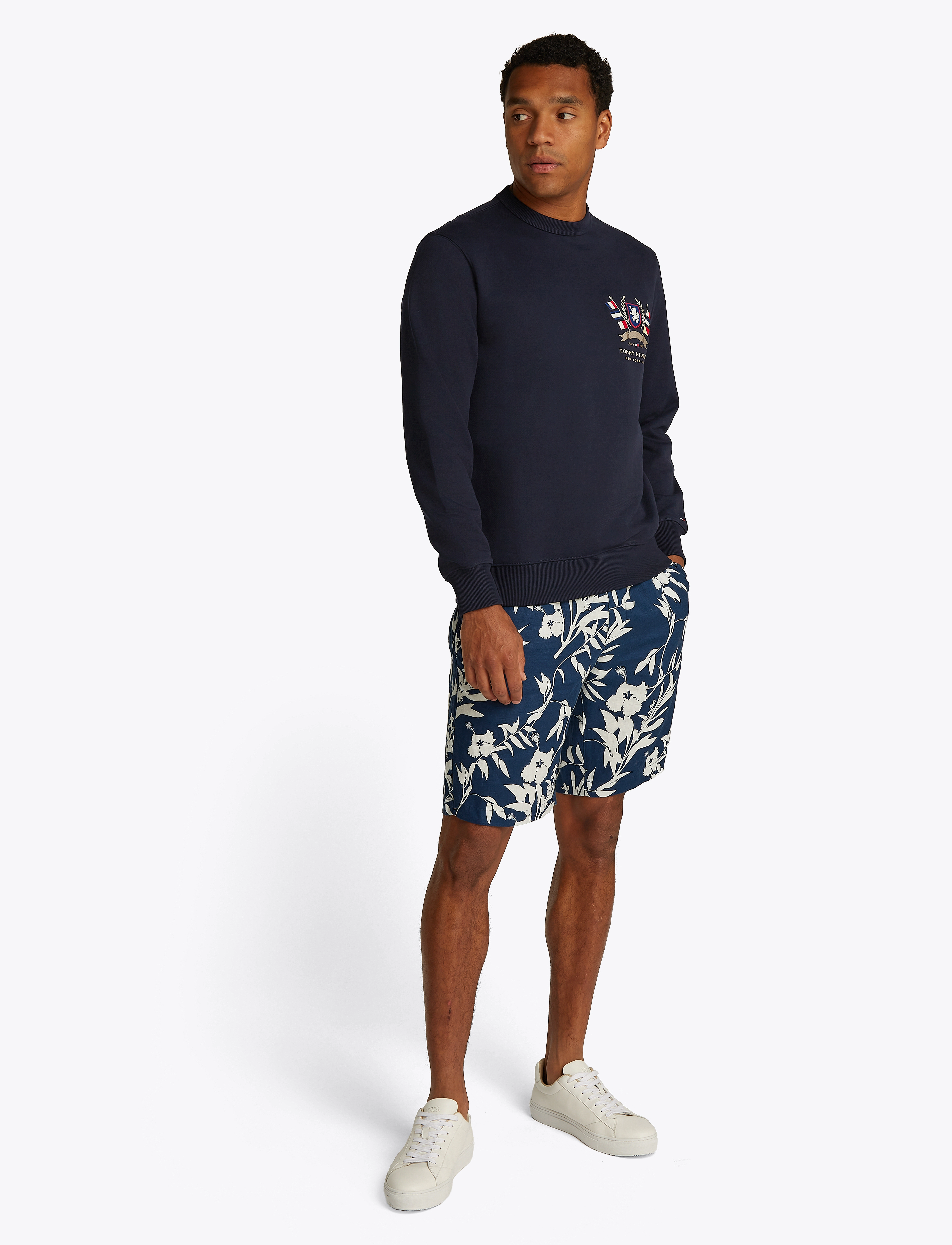 Tommy Hilfiger - HILFIGER COLOR CREST SWEATSHIRT - desert sky - 5