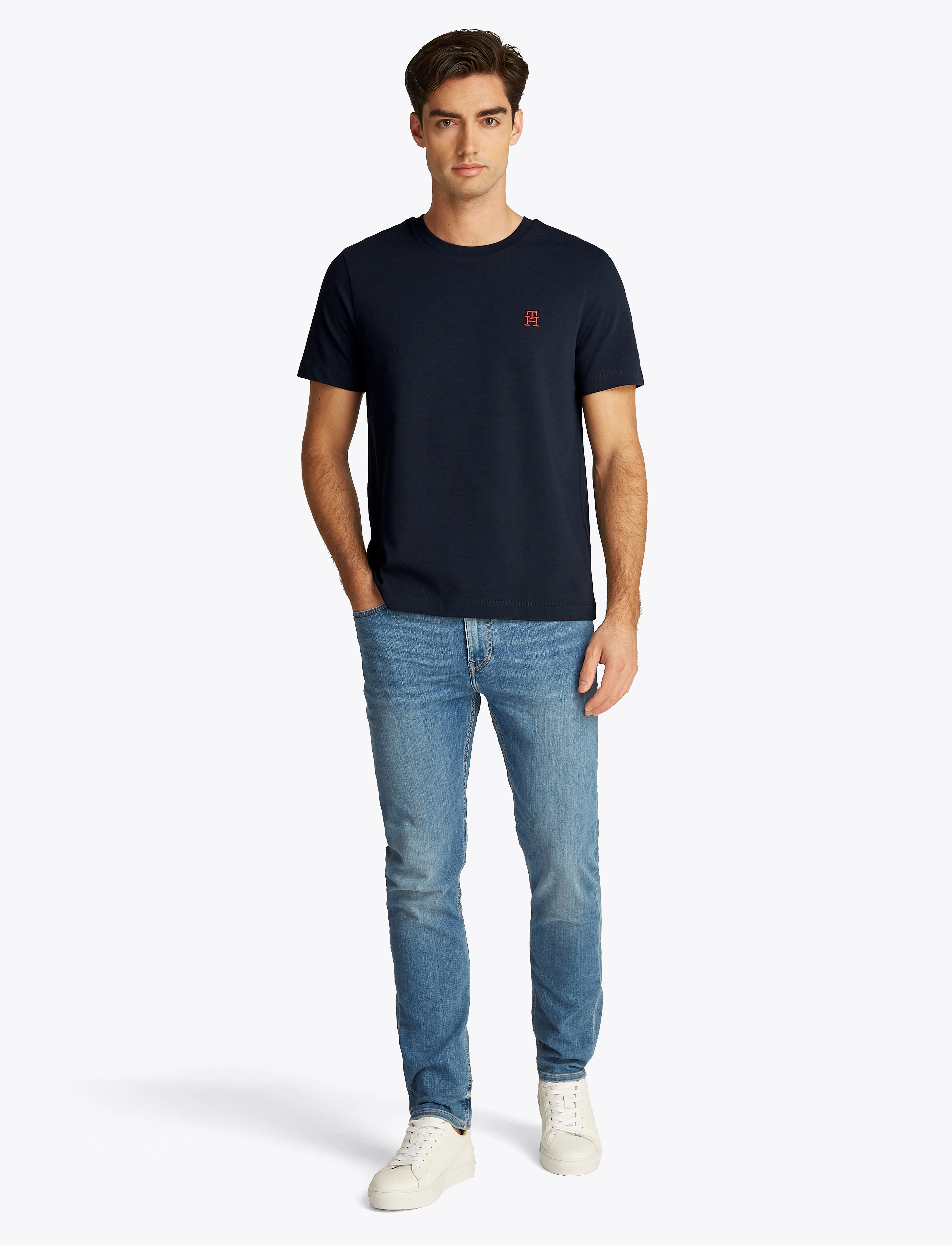 Tommy Hilfiger - MONOGRAM IMD TEE - desert sky - 5