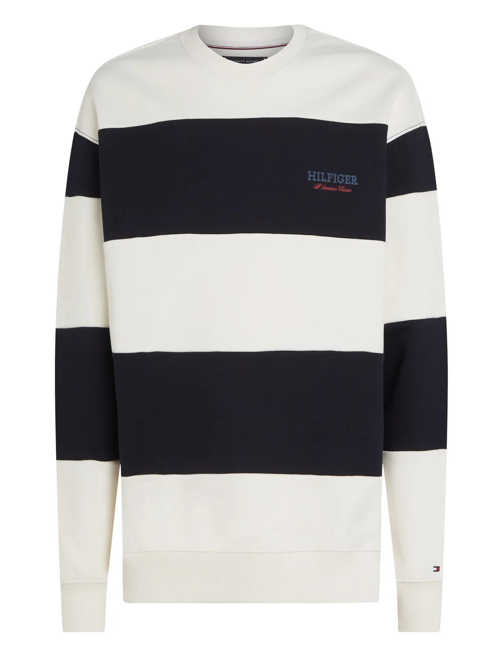 Tommy Hilfiger - MONOTYPE STRIPE SWEATSHIRT - shoppa efter tillfälle - desert sky/ivory petal - 1
