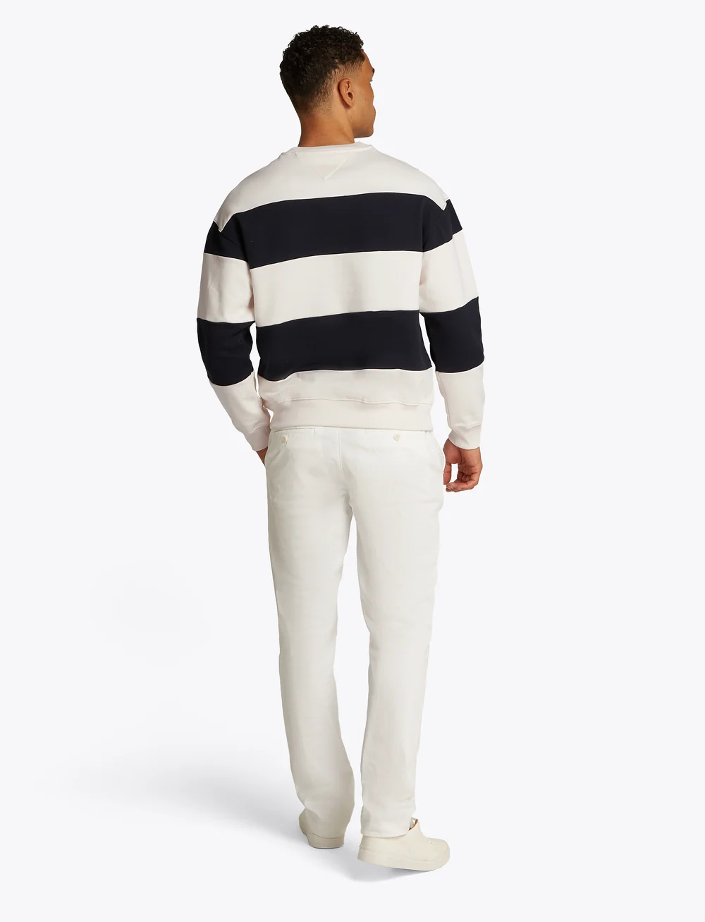Tommy Hilfiger - MONOTYPE STRIPE SWEATSHIRT - shoppa efter tillfälle - desert sky/ivory petal - 2