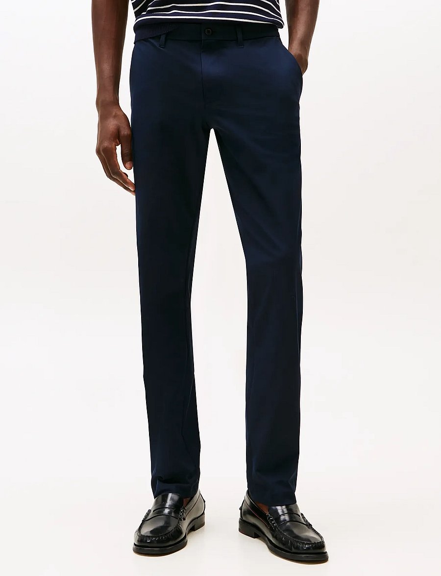 Tommy Hilfiger - DENTON KNIT TECH CHINO - chinos - desert sky - 4