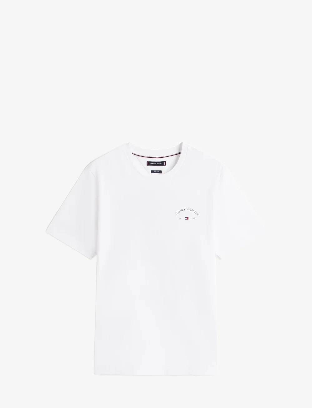 Tommy Hilfiger - HILFIGER HOTEL TEE - lühikeste varrukatega t-särgid - white - 1