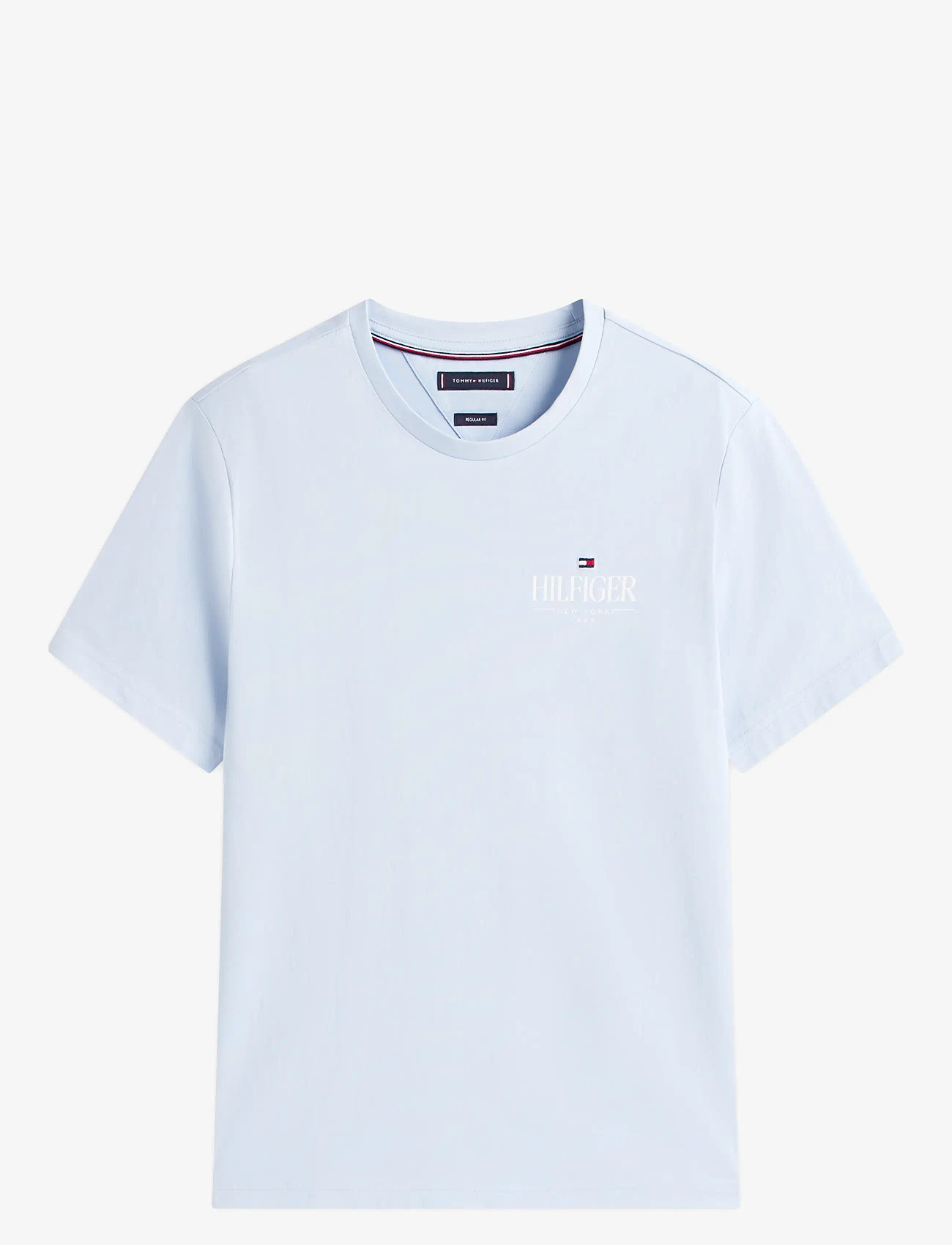Tommy Hilfiger - HILFIGER STACK TEE - kortærmede t-shirts - breezy blue - 1