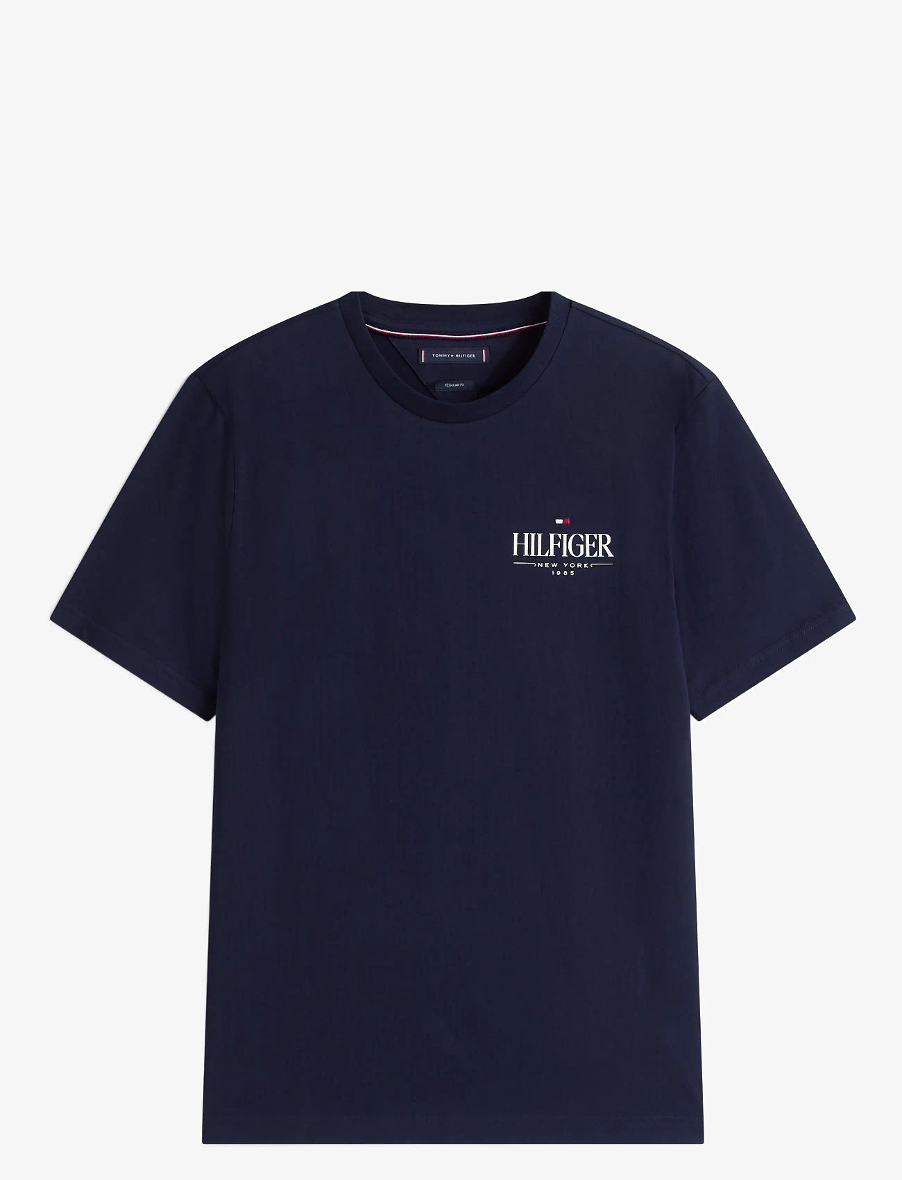 Tommy Hilfiger - HILFIGER STACK TEE - herbstliche kleidung - desert sky - 0
