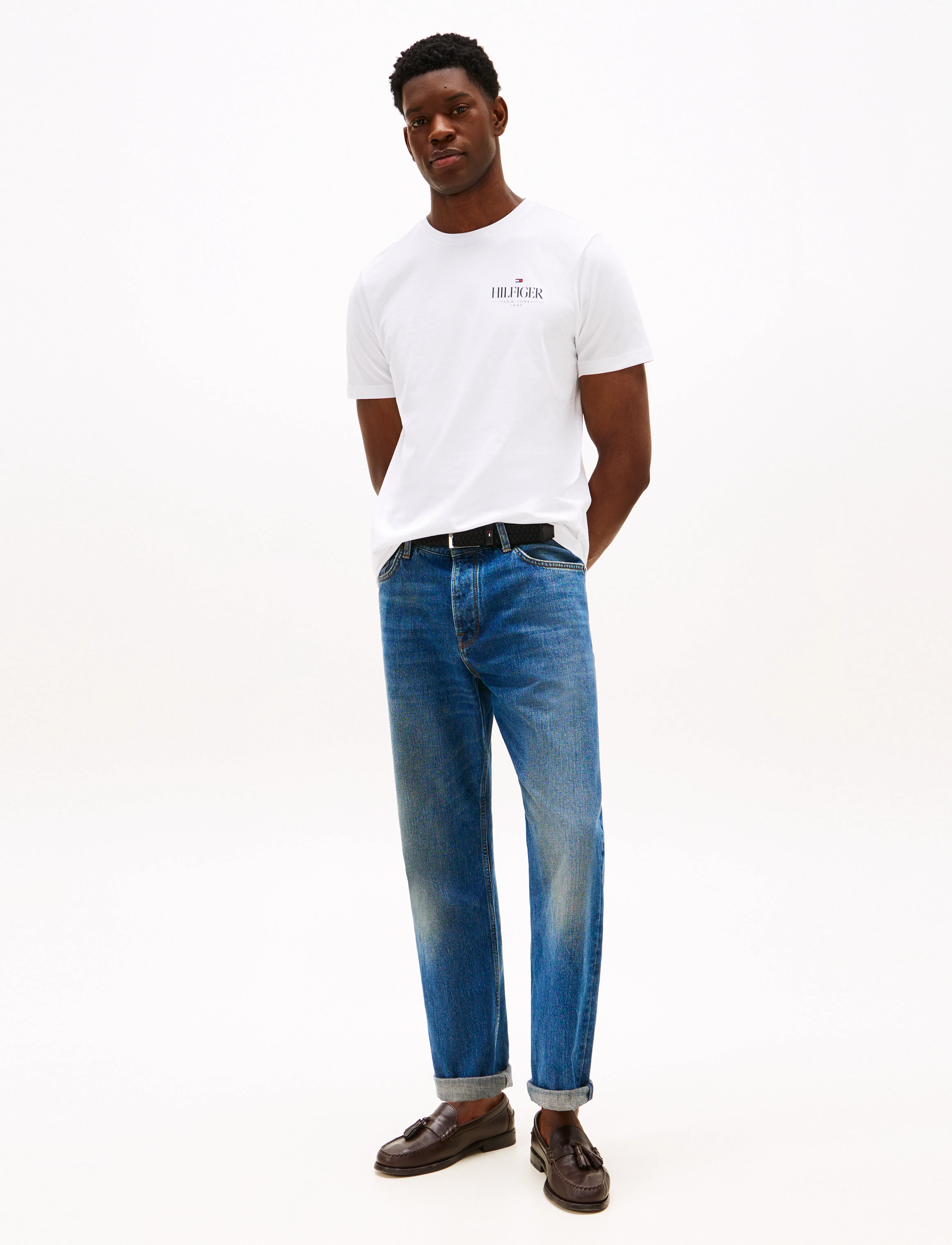 Tommy Hilfiger - HILFIGER STACK TEE - white - 2
