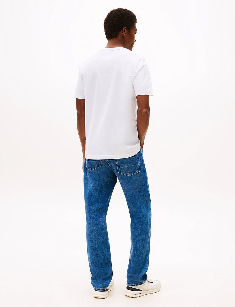 Tommy Hilfiger - HILFIGER FLOCK TEE - kurzärmelig - white - 3