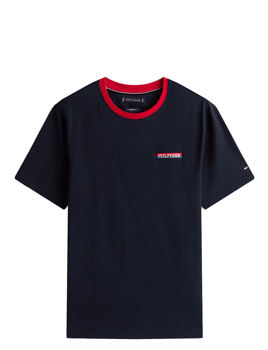 Tommy Hilfiger - AMERICANA GRAPHIC TEE - short-sleeved t-shirts - desert sky - 1