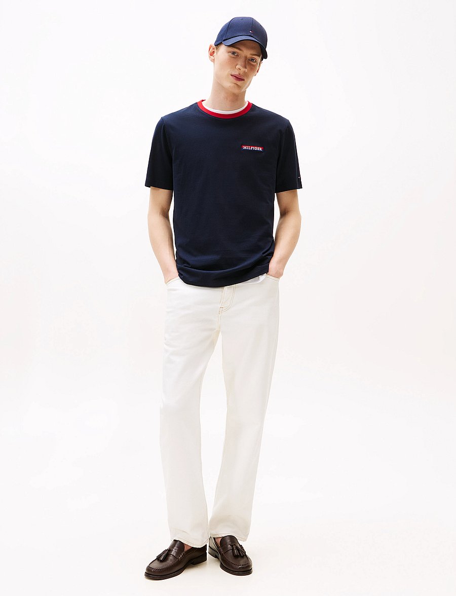Tommy Hilfiger - AMERICANA GRAPHIC TEE - short-sleeved t-shirts - desert sky - 2