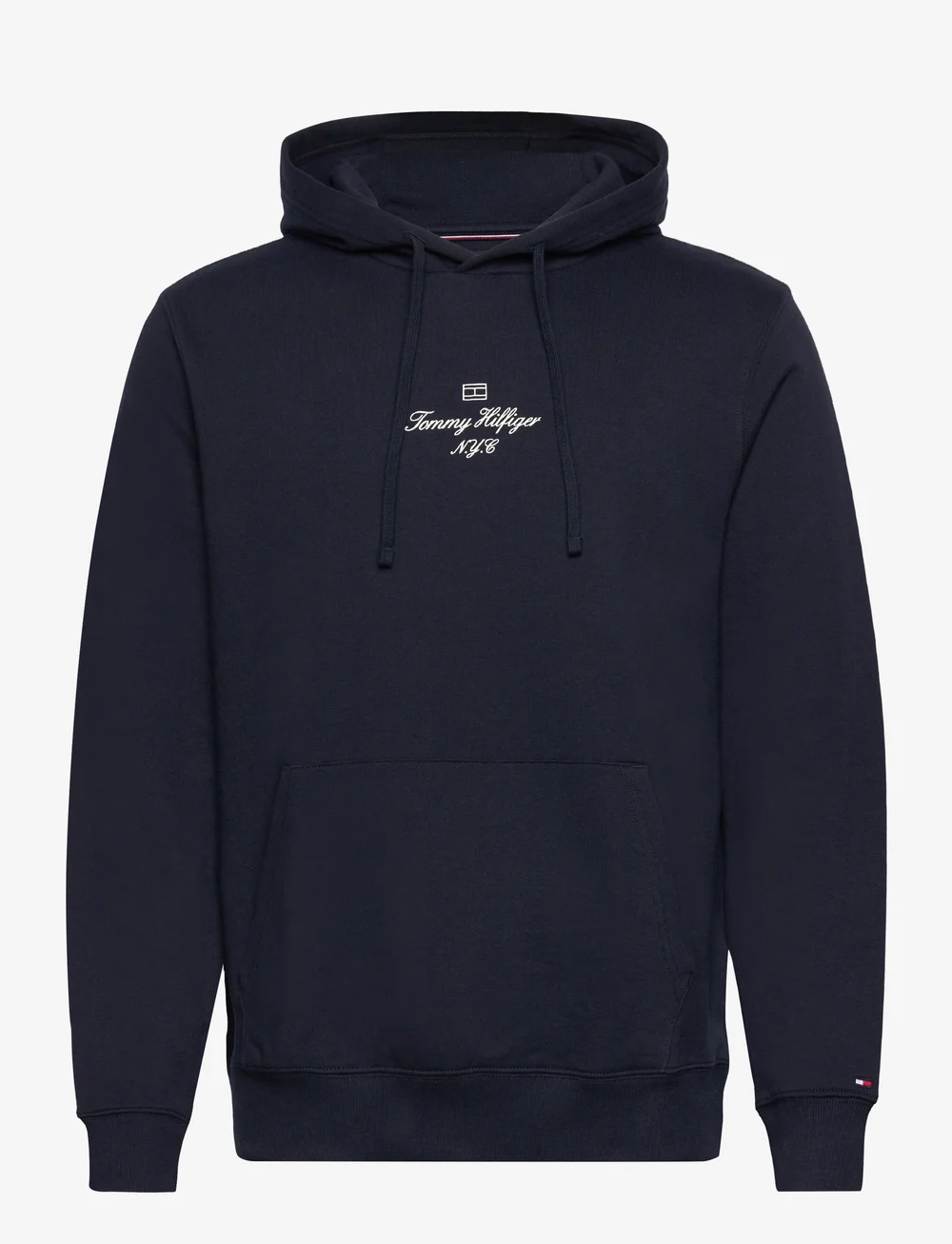 Tommy Hilfiger - OUTLINE FLAG SCRIPT HOODIE - džemperi ar kapuci - desert sky - 1