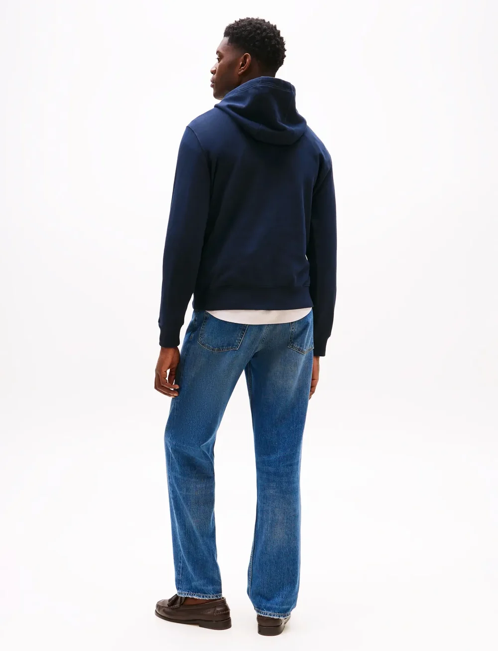 Tommy Hilfiger - OUTLINE FLAG SCRIPT HOODIE - džemperi ar kapuci - desert sky - 4