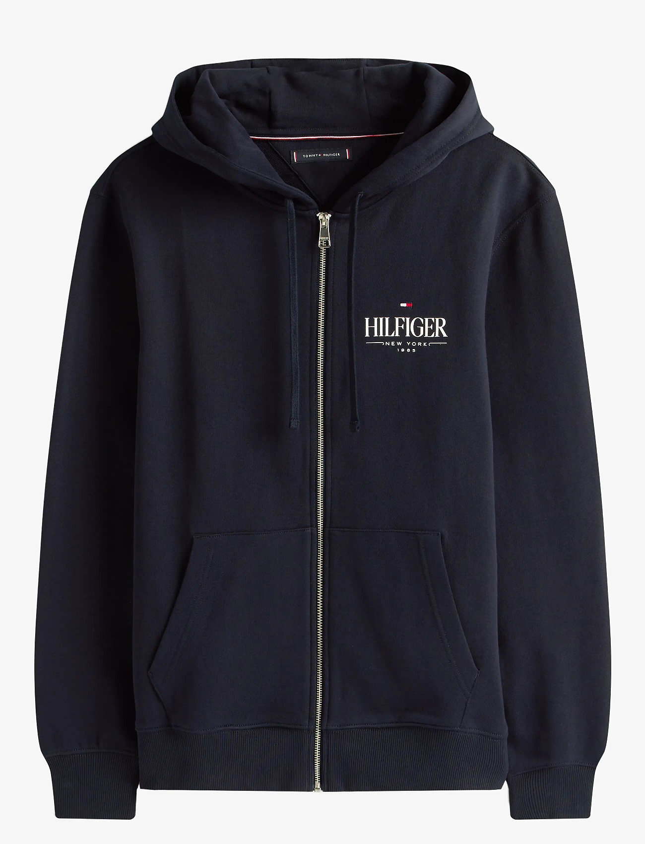 Tommy Hilfiger - HILFIGER STACKED HOODED ZIP TH - hoodies - desert sky - 1