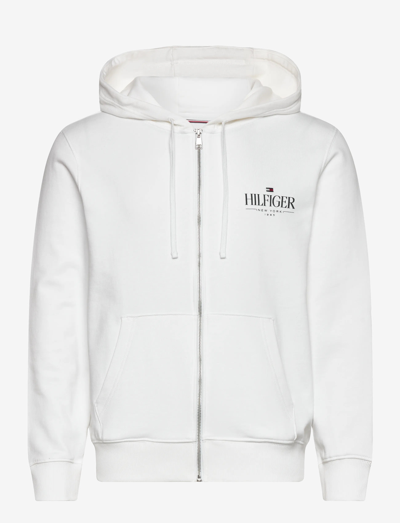 Tommy Hilfiger - HILFIGER STACKED HOODED ZIP TH - white - 1