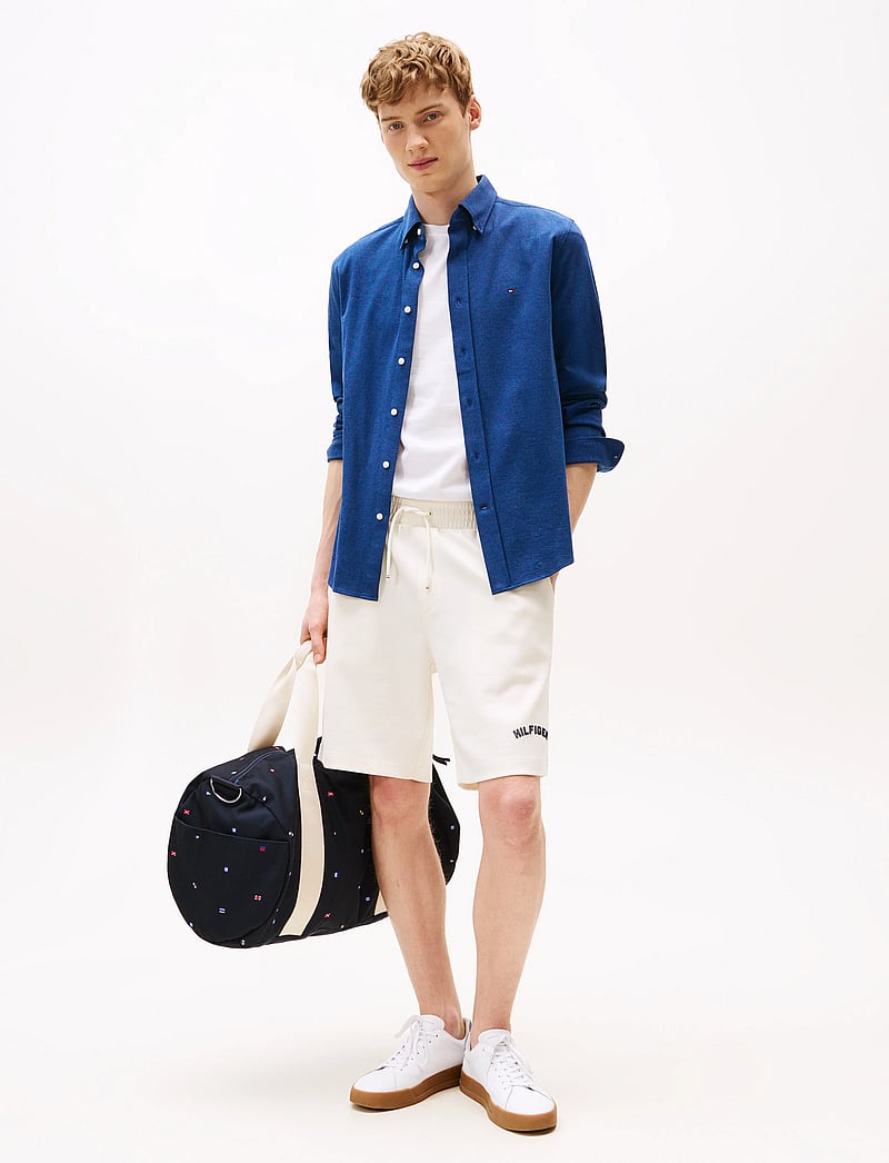 Tommy Hilfiger - 1985 KNITTED RF SHIRT - casual skjorter - indigo effect heather - 2