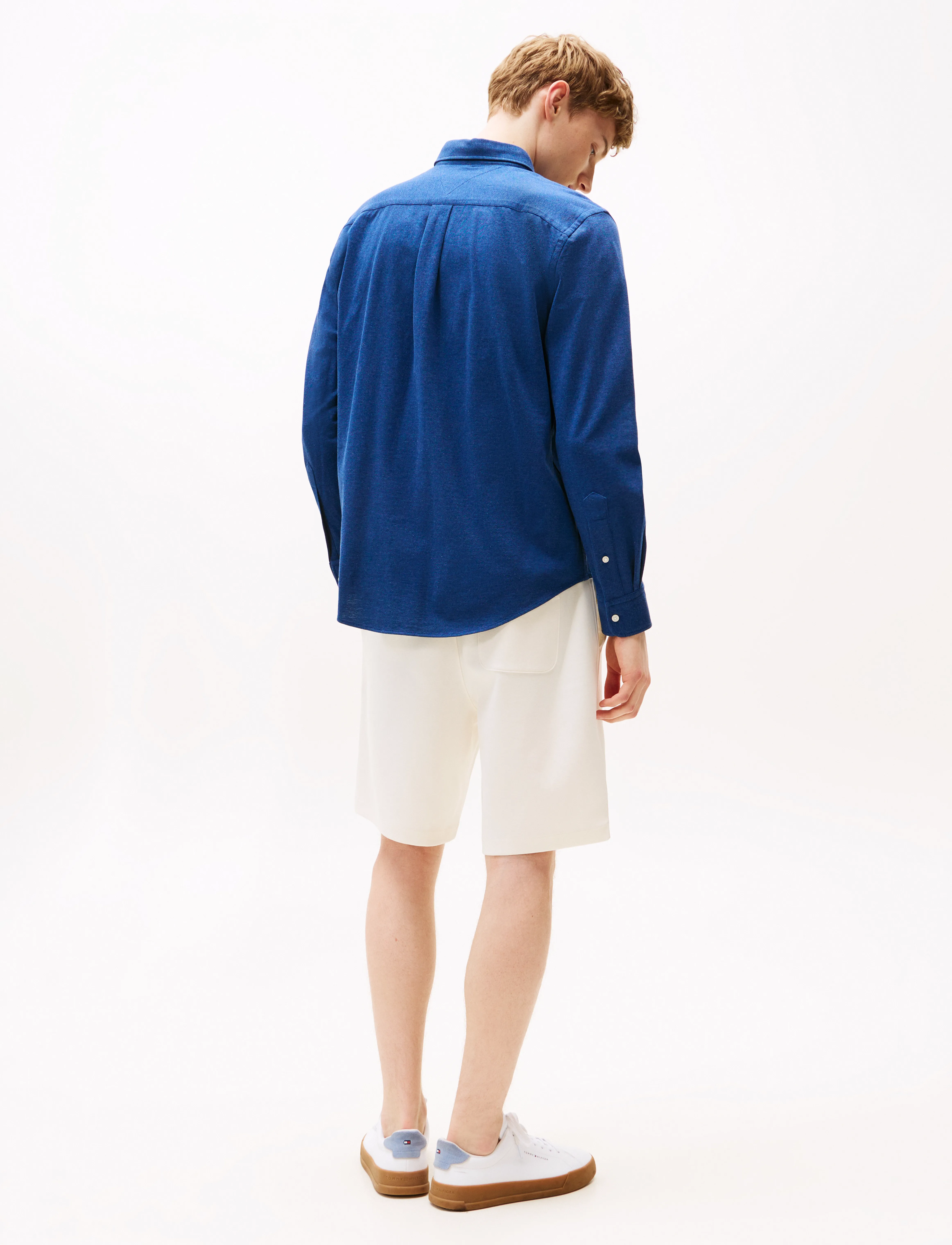 Tommy Hilfiger - 1985 KNITTED RF SHIRT - casual skjorter - indigo effect heather - 3