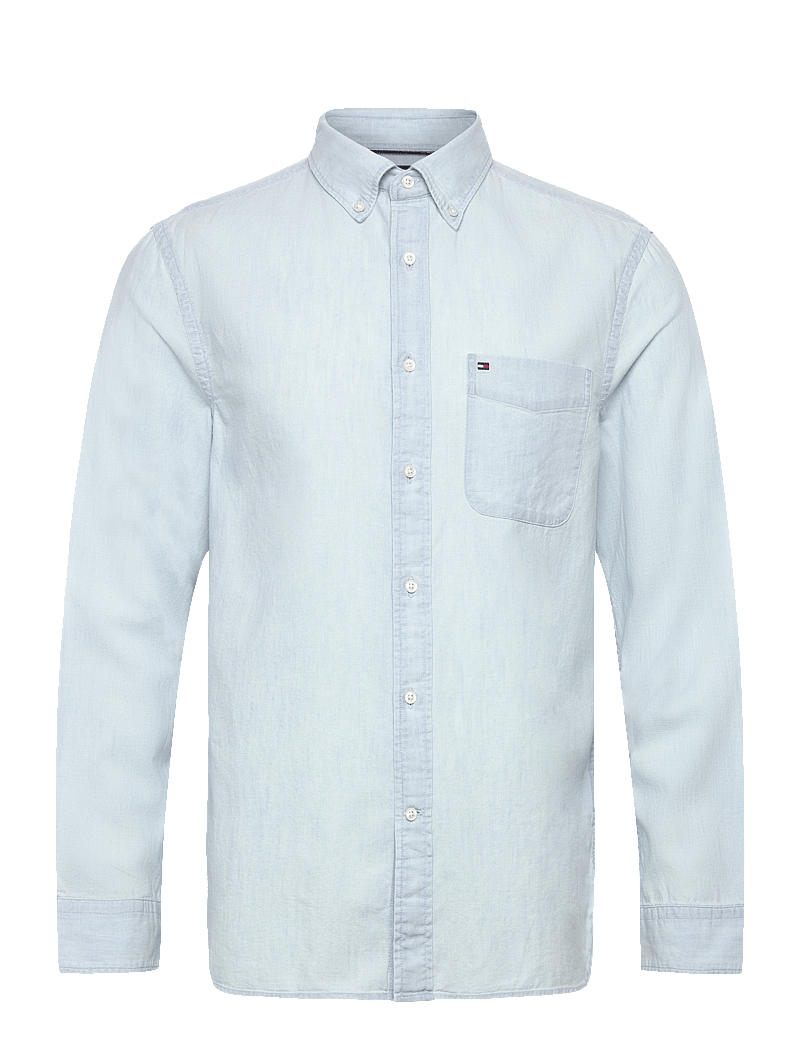 Tommy Hilfiger - CHAMBRAY POCKET RF SHIRT - basic-hemden - light blue chambray - 1