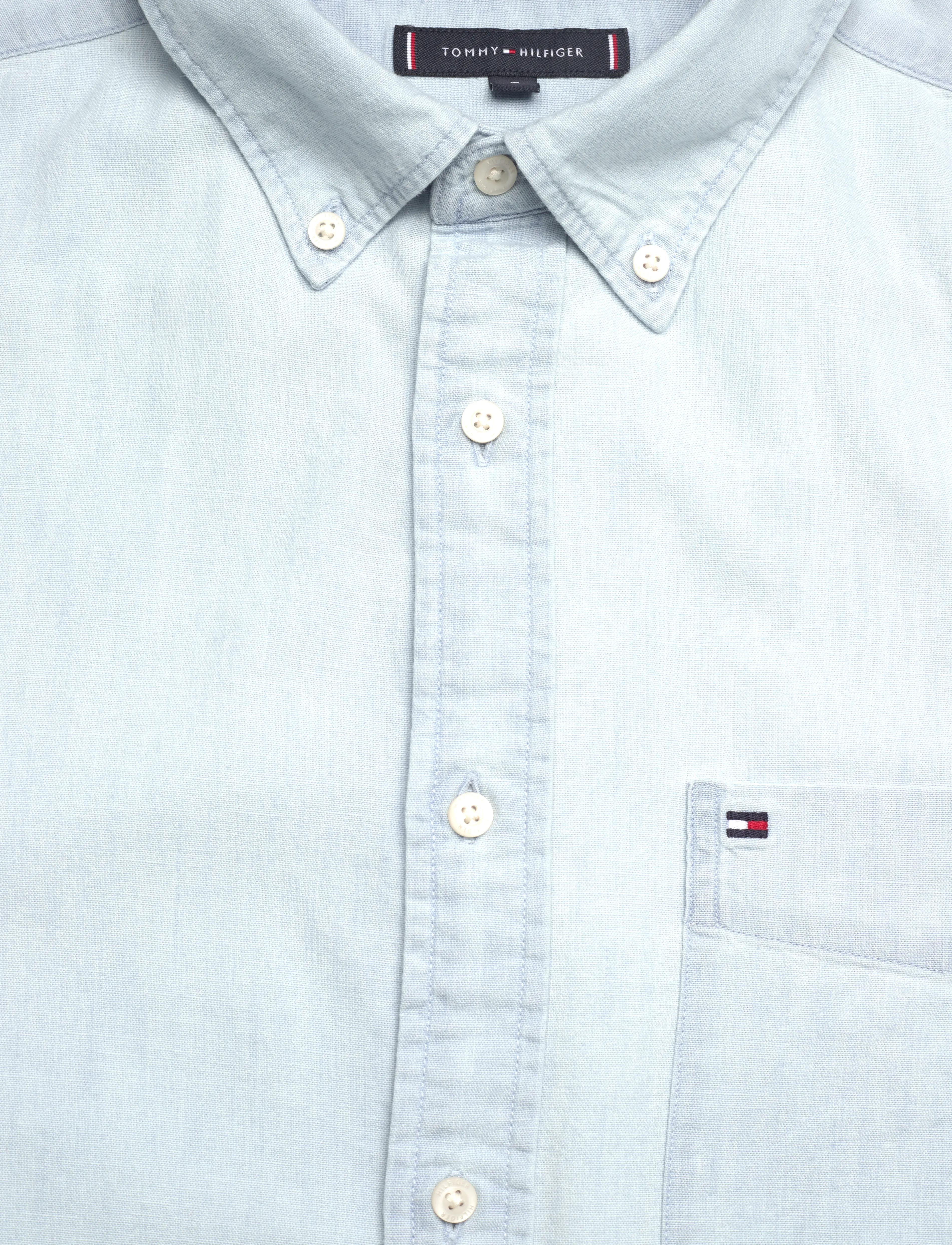 Tommy Hilfiger - CHAMBRAY POCKET RF SHIRT - casual skjorter - light blue chambray - 5