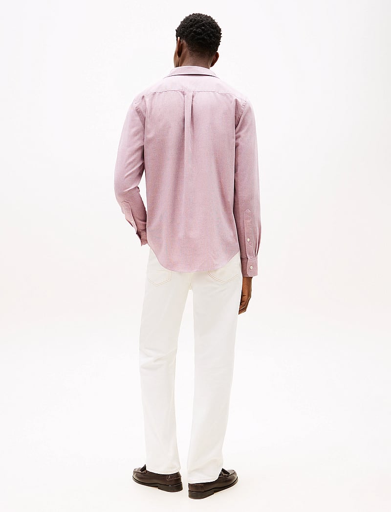 Tommy Hilfiger - DOBBY LS RF SHIRT - basic skjortor - medium red multi - 3