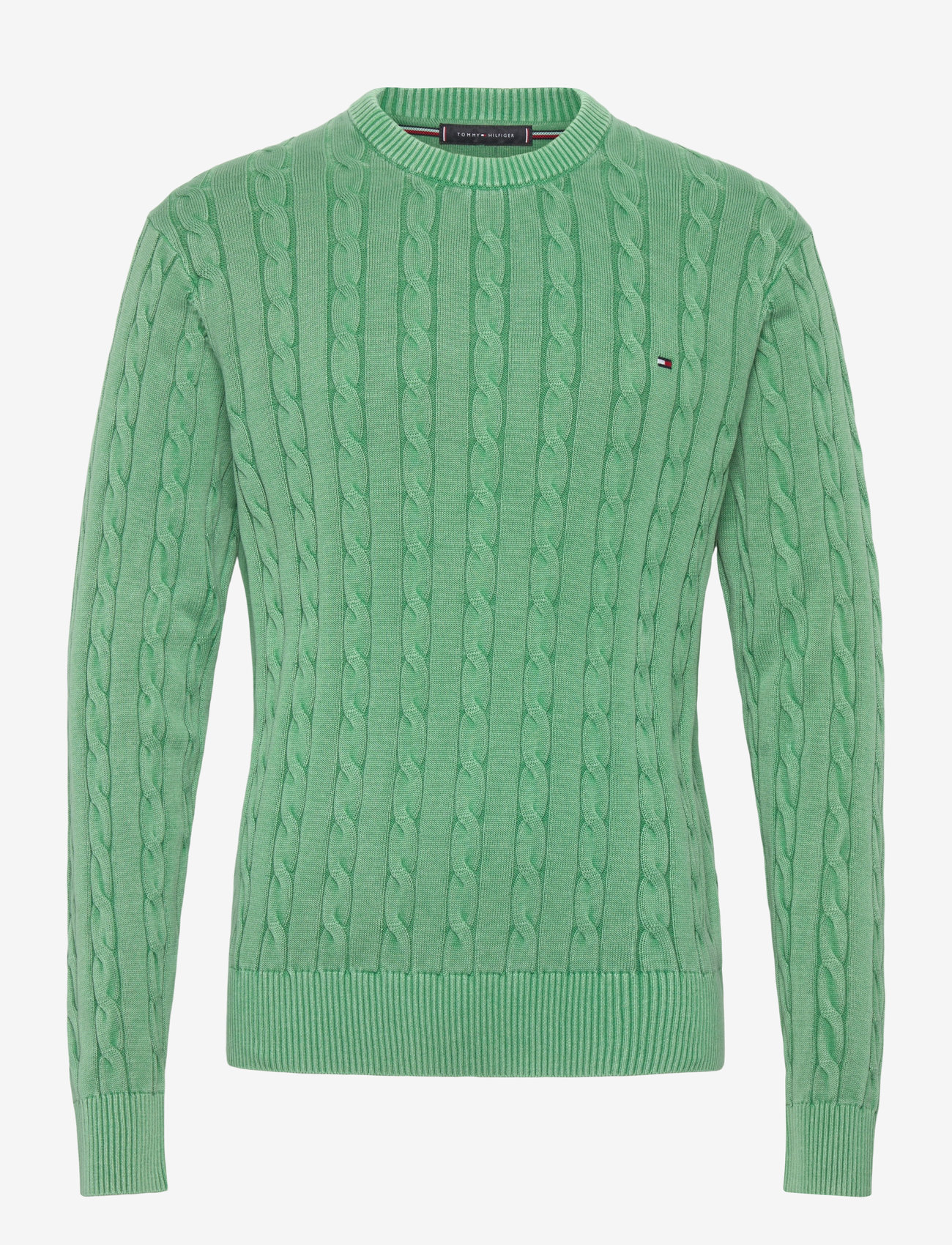 Tommy Hilfiger - CLASSIC CABLE GMD C NK - rundhalsad - fort green - 1