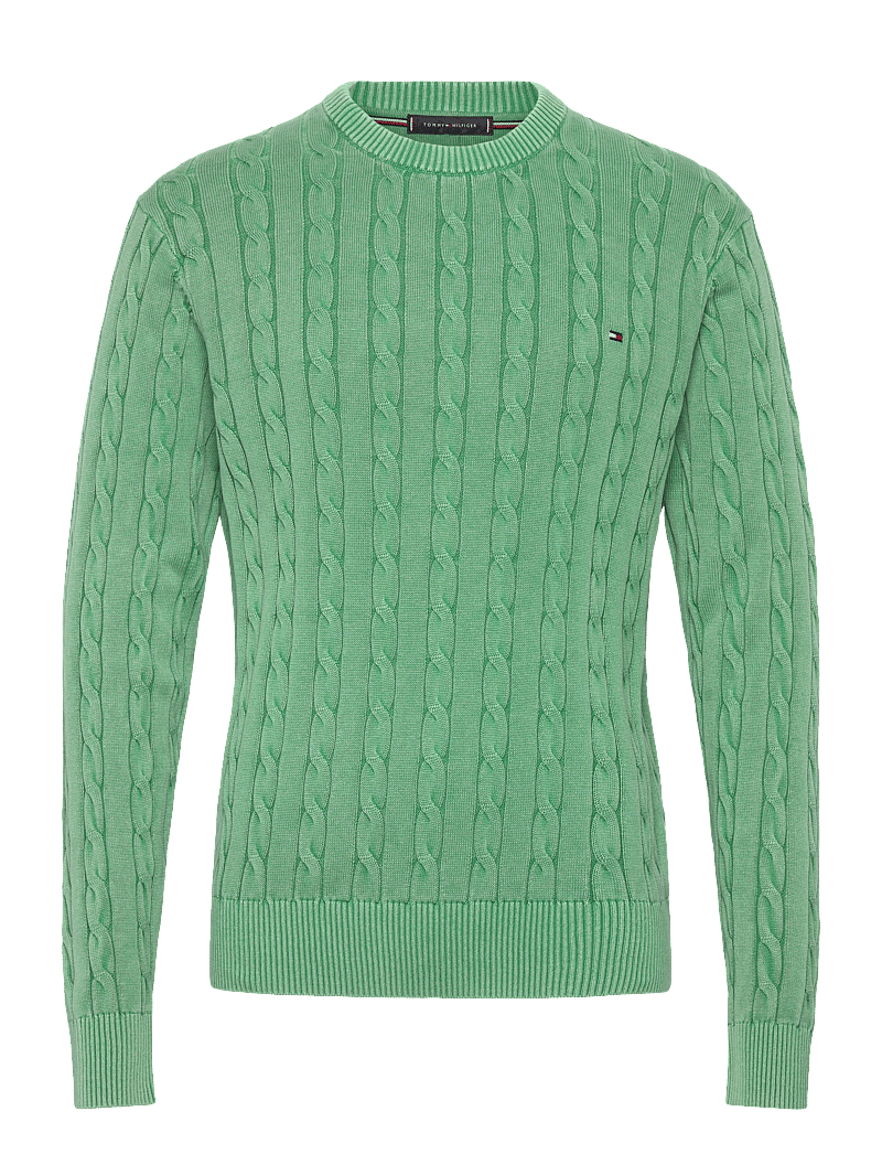 Tommy Hilfiger - CLASSIC CABLE GMD C NK - rundhalsad - fort green - 1