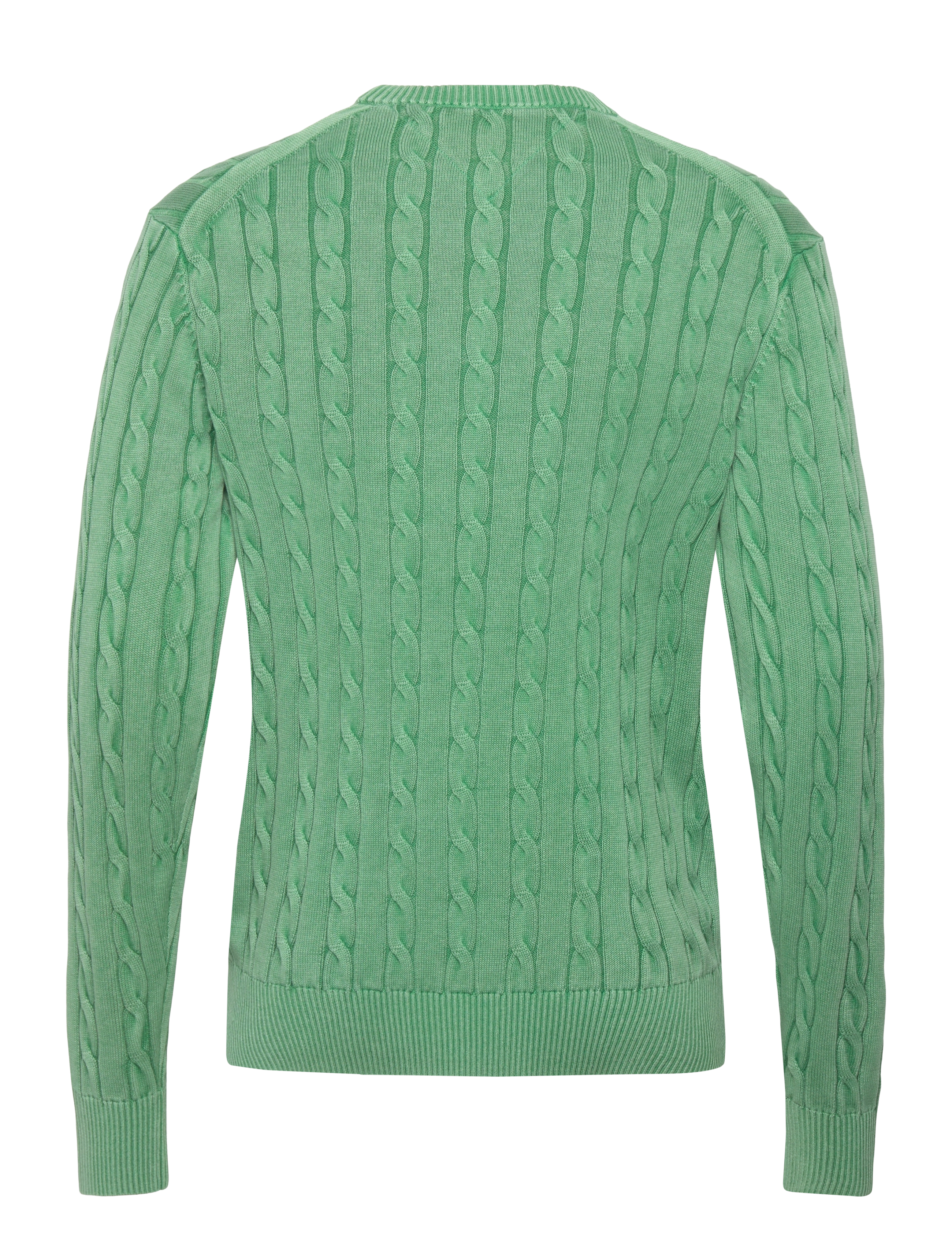 Tommy Hilfiger - CLASSIC CABLE GMD C NK - kudumid - fort green - 2