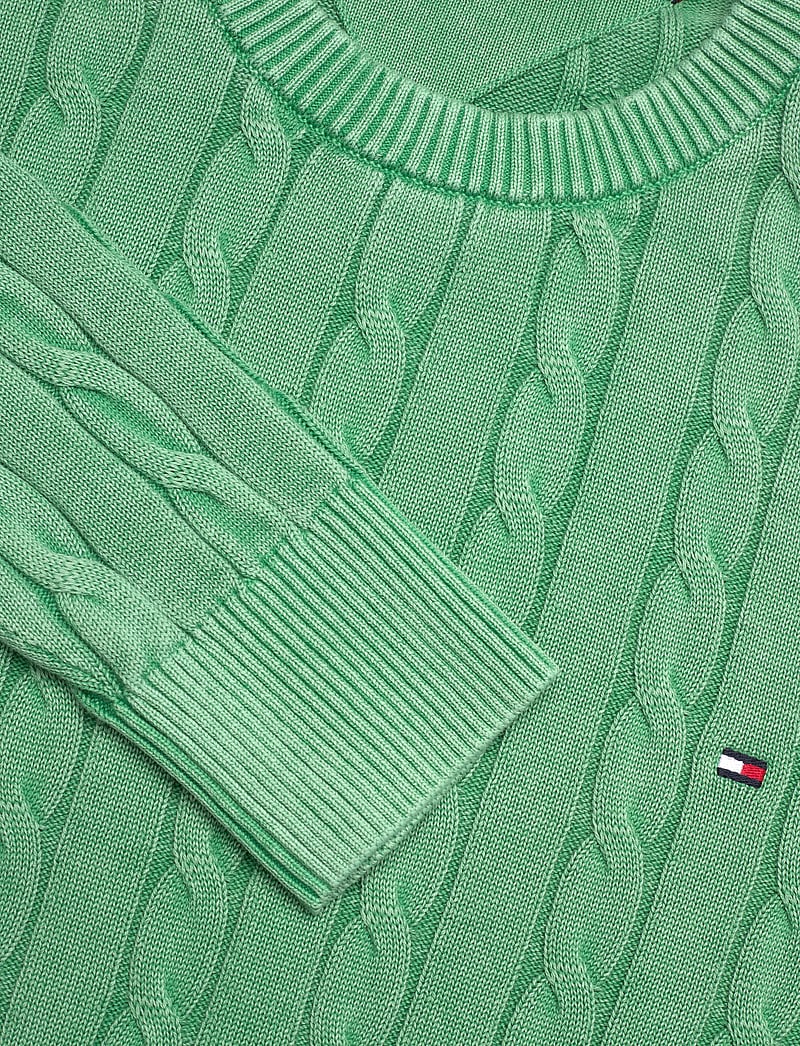 Tommy Hilfiger - CLASSIC CABLE GMD C NK - rundhalsad - fort green - 5