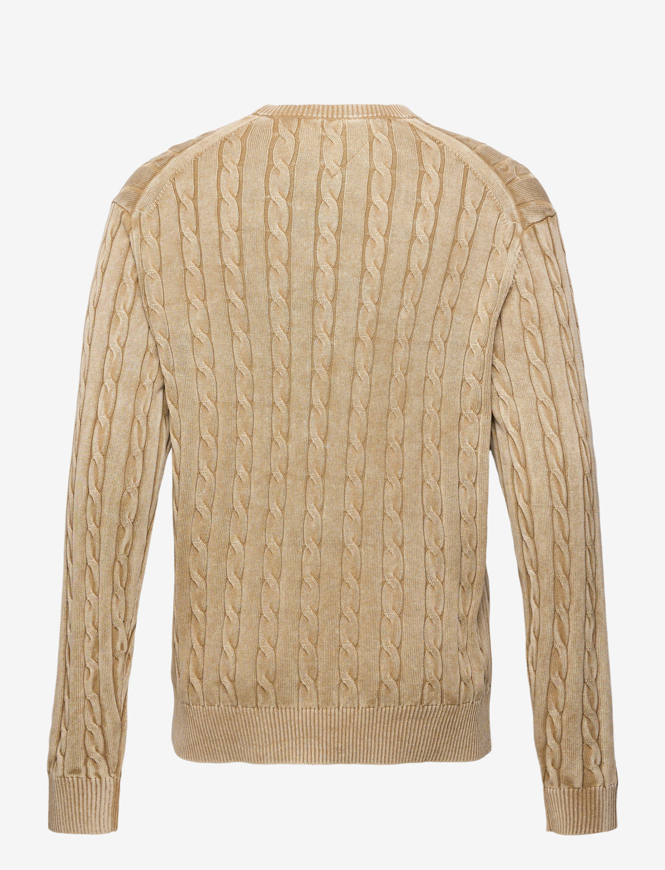 Tommy Hilfiger - CLASSIC CABLE GMD C NK - rundhalsad - sandalwood - 2