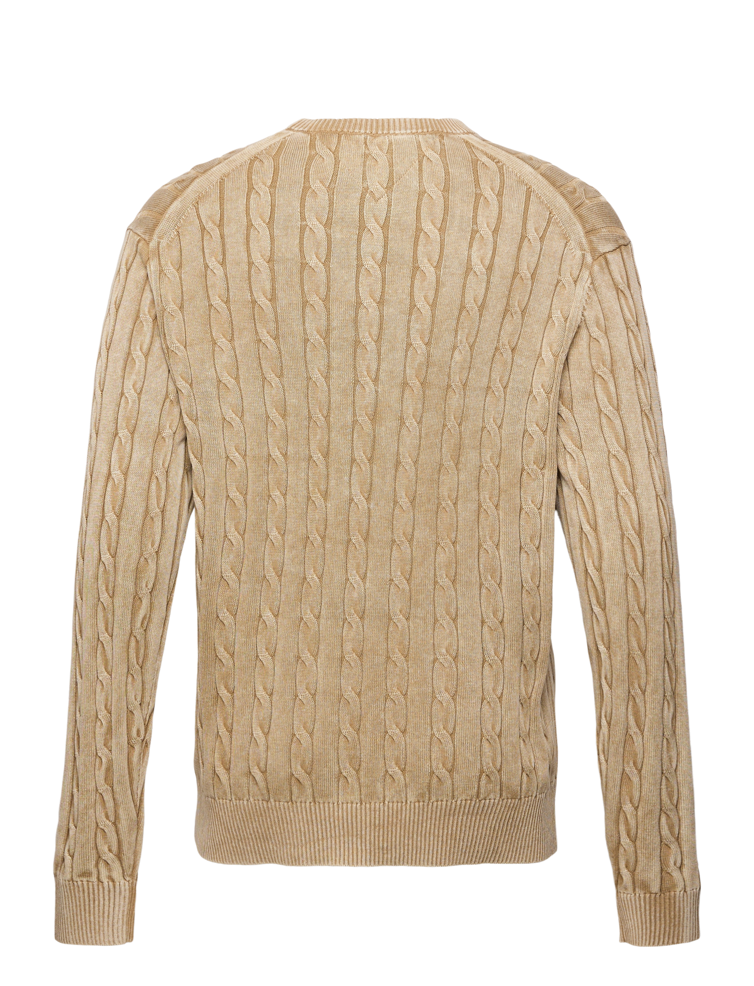 Tommy Hilfiger - CLASSIC CABLE GMD C NK - round necks - sandalwood - 2