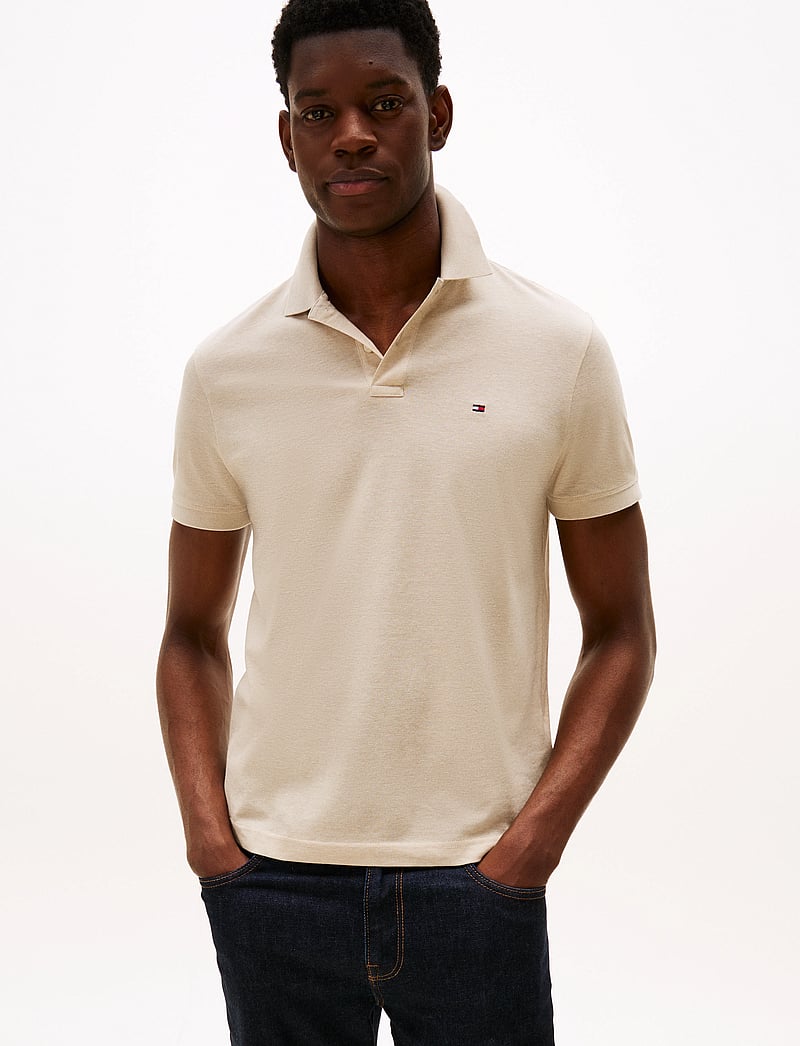 Tommy Hilfiger - MERCERISED TWO TONE REG POLO - kortärmade pikéer - newsprint / multi - 0