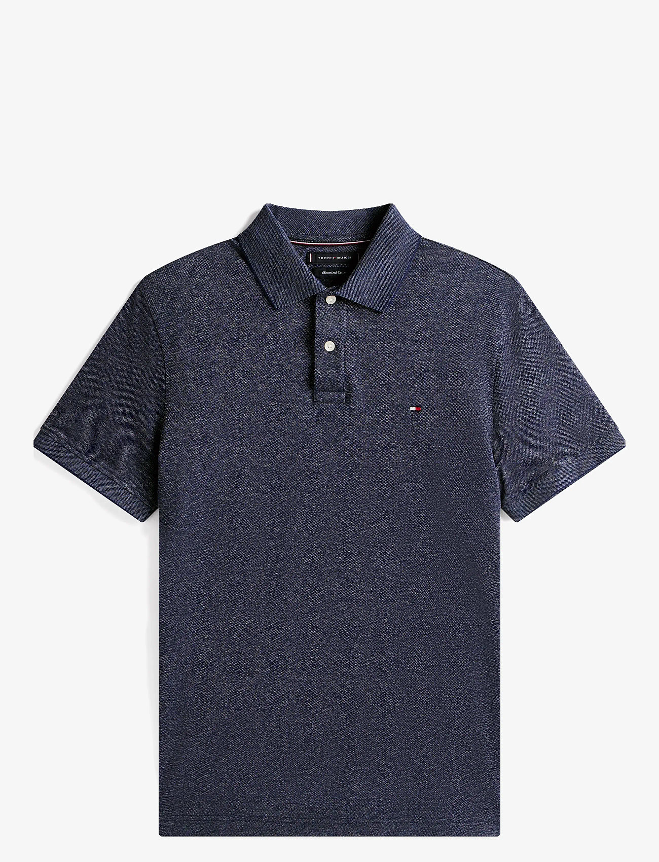 Tommy Hilfiger - MERCERISED TWO TONE REG POLO - polos à manches courtes - preppy navy / multi - 1
