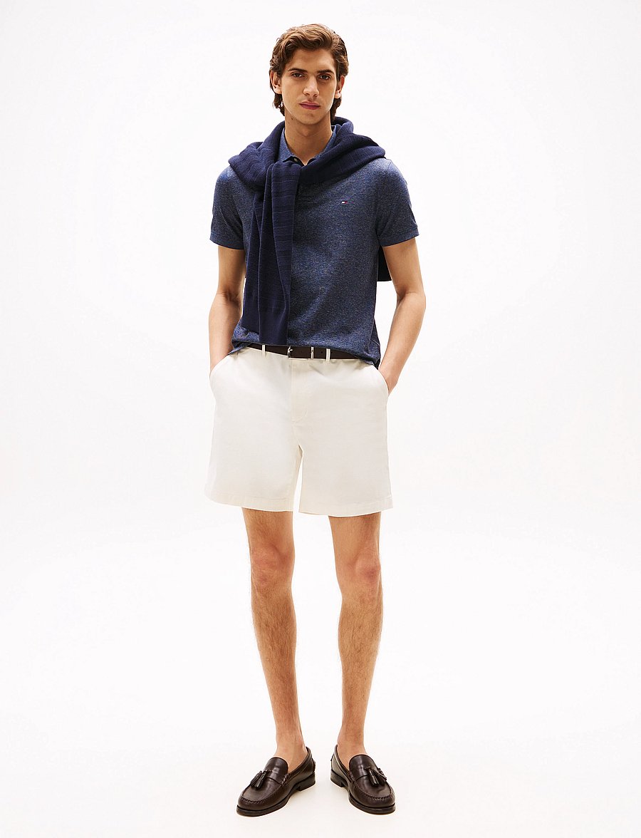 Tommy Hilfiger - MERCERISED TWO TONE REG POLO - kortärmade pikéer - preppy navy / multi - 2