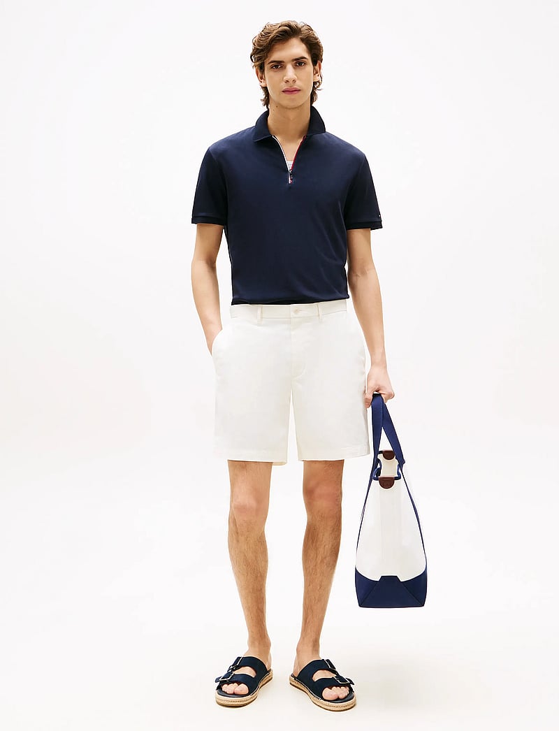 Tommy Hilfiger - INTERLOCK ZIP REG POLO - short-sleeved polos - desert sky - 2