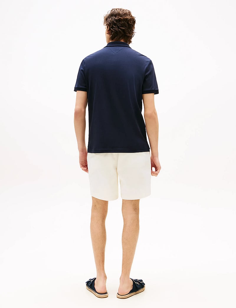 Tommy Hilfiger - INTERLOCK ZIP REG POLO - short-sleeved polos - desert sky - 3