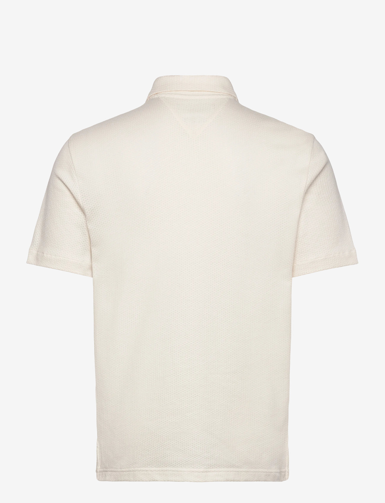 Tommy Hilfiger - OPEN KNIT FULL PLACKET REG POLO - polostrik - ivory petal - 2