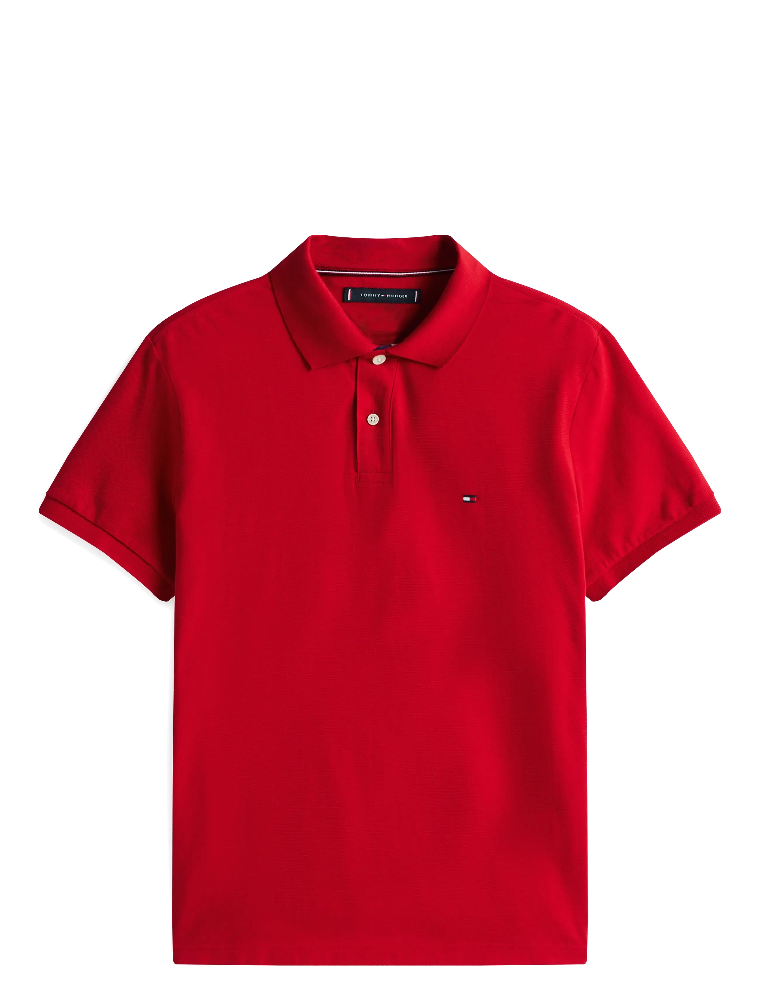 Tommy Hilfiger - MB CONTRAST COLLAR CUFF REG POLO - medium red - 1