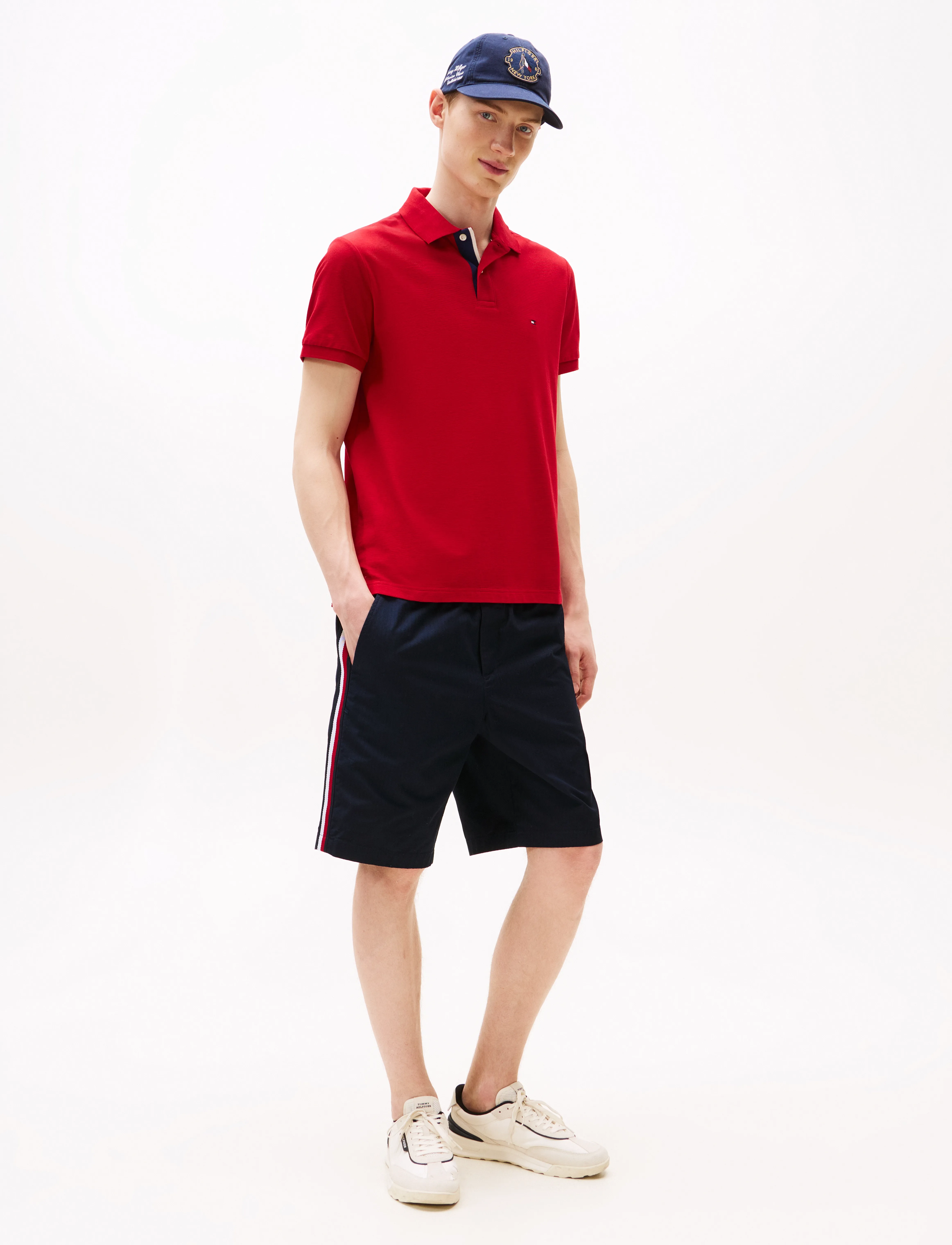 Tommy Hilfiger - MB CONTRAST COLLAR CUFF REG POLO - medium red - 2