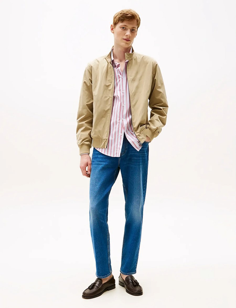 Tommy Hilfiger - TAPERED HARLEM STR BRONSON IND - alt kitsenevad teksad - bronson indigo - 4