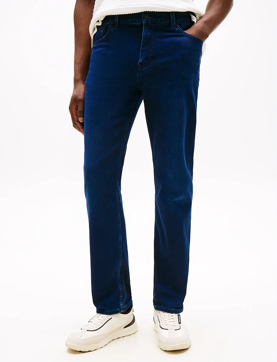Tommy Hilfiger - STRAIGHT DENTON SSTR COSMO BLUE - regular jeans - cosmo blue - 0