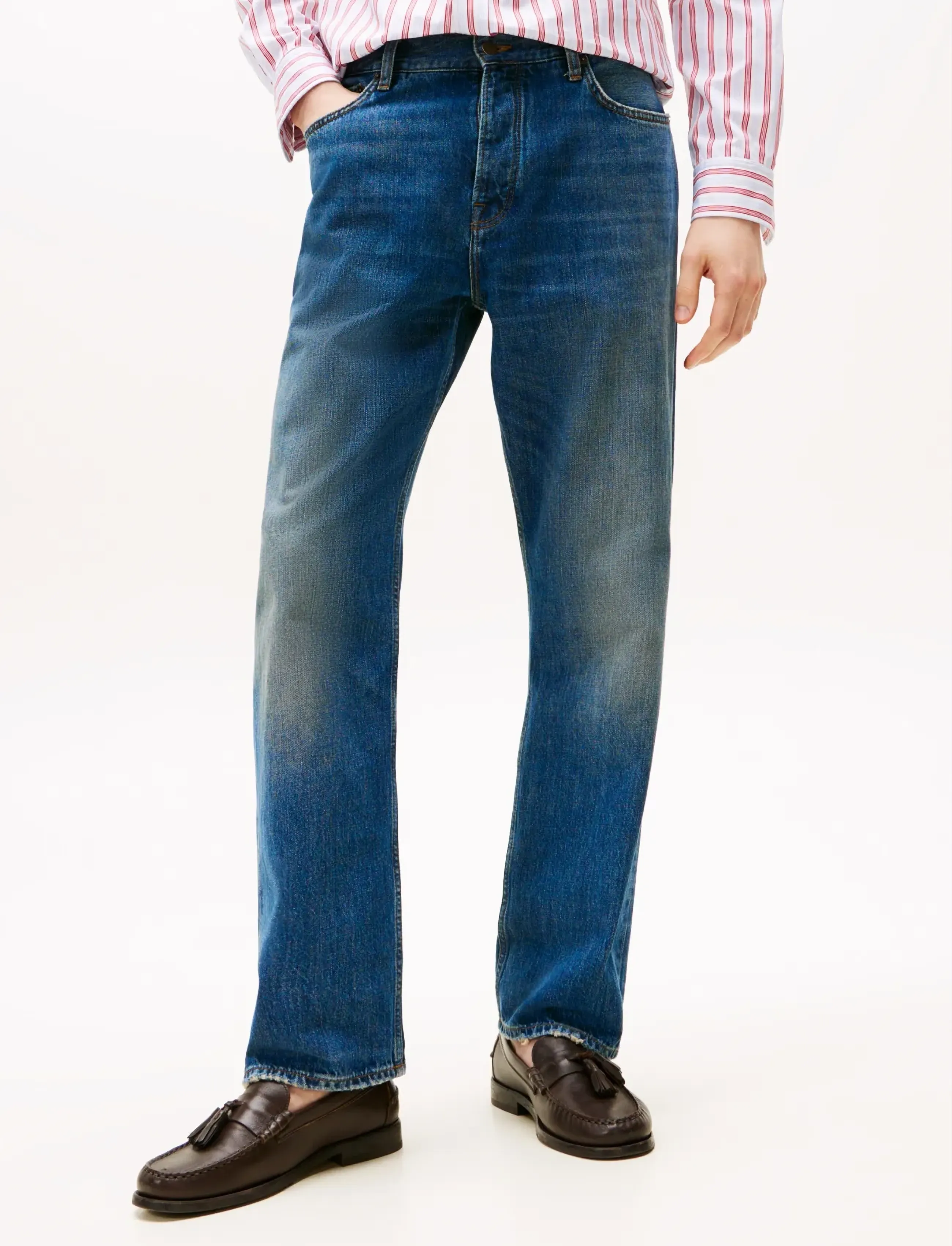 Tommy Hilfiger - RELAXED RIVER RGD ABBOTS BLUE - regular jeans - abbots blue - 0