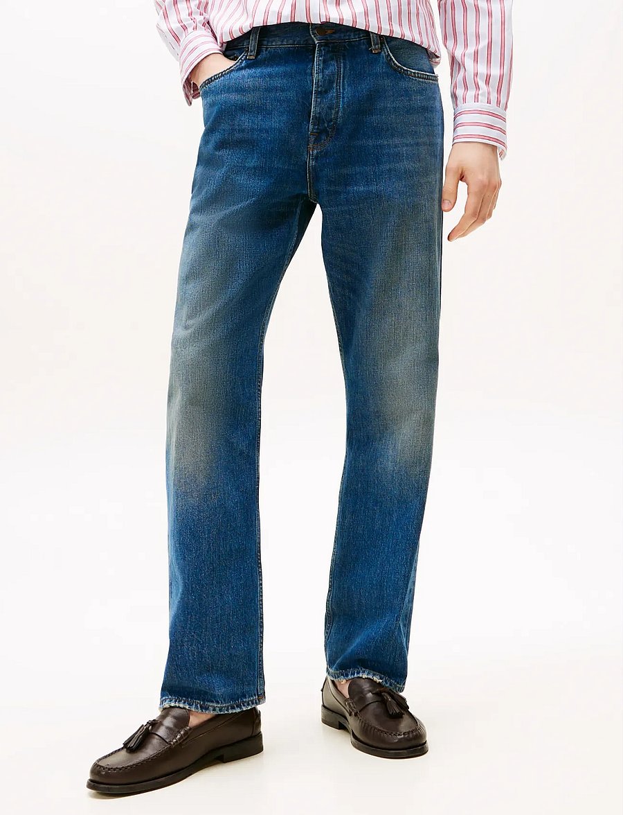 Tommy Hilfiger - RELAXED RIVER RGD ABBOTS BLUE - regular jeans - abbots blue - 0