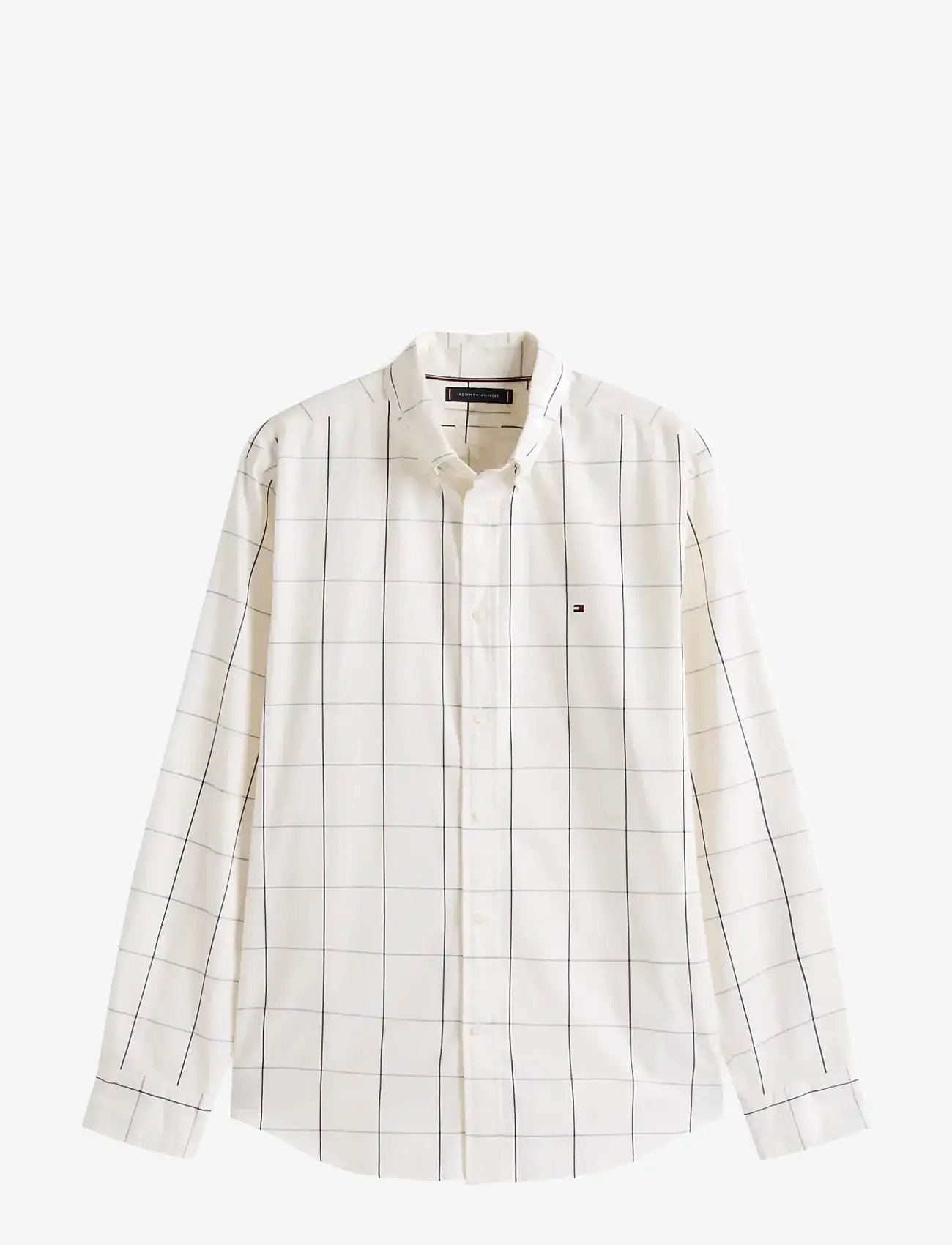 Tommy Hilfiger - LIGHTWEIGHT TWILL WINDOW SHIRT - basic shirts - ivory silk - 1