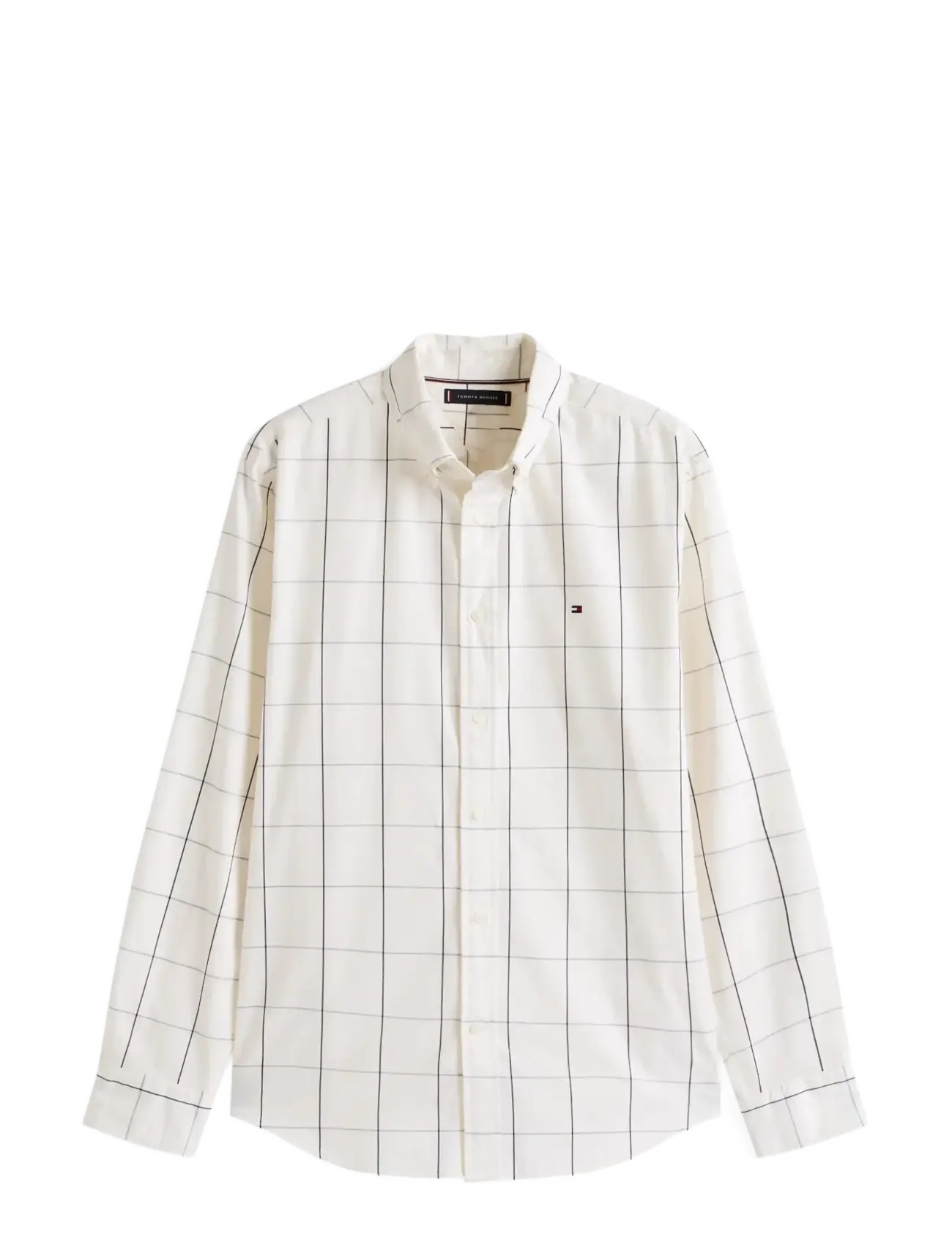 Tommy Hilfiger LIGHTWEIGHT TWILL WINDOW SHIRT - Hemden - IVORY SILK / white