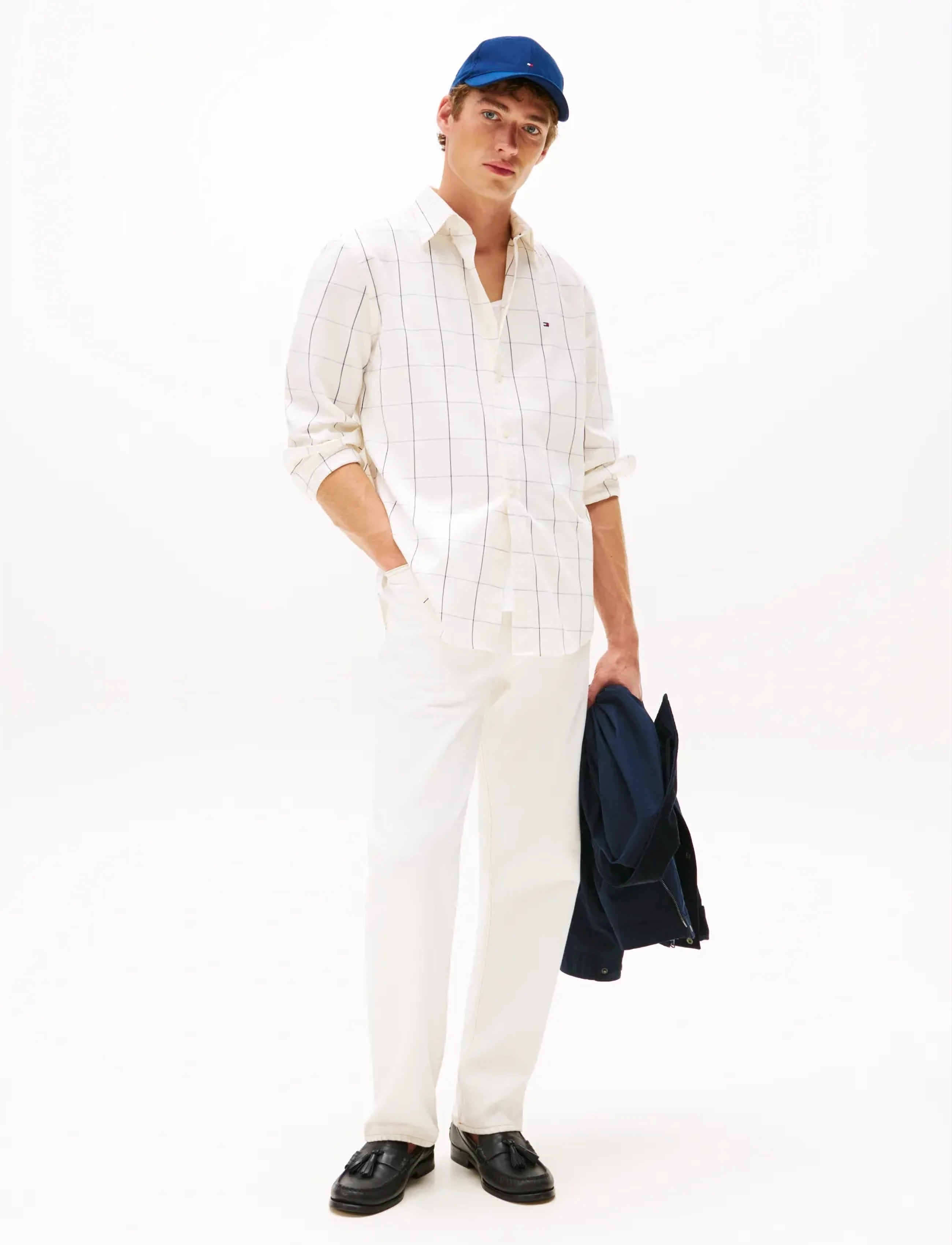 Tommy Hilfiger - LIGHTWEIGHT TWILL WINDOW SHIRT - ivory silk - 2