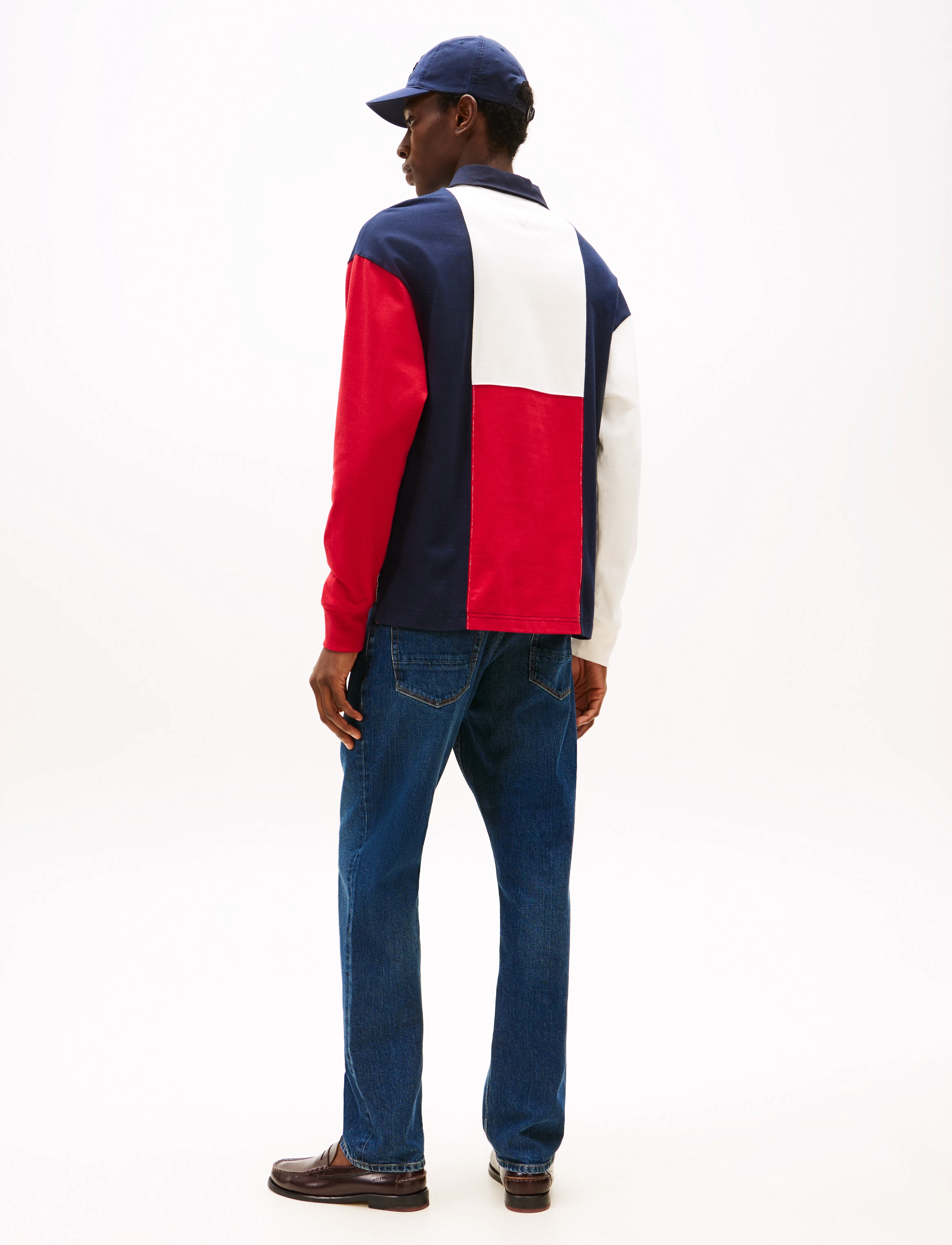 Tommy Hilfiger - AMERICANA FLAG RUGBY - shoppa efter tillfälle - desert sky/multi - 3