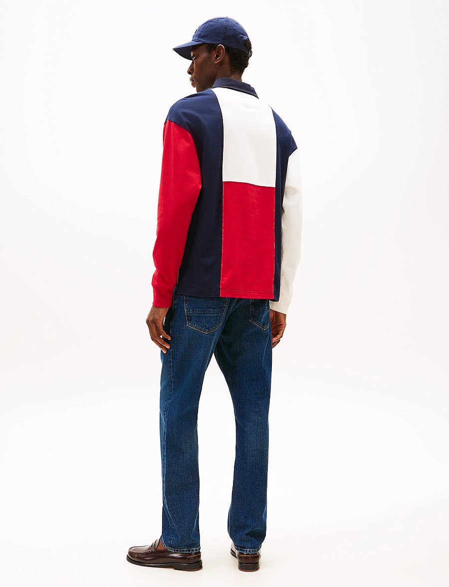 Tommy Hilfiger - AMERICANA FLAG RUGBY - sweatshirts - desert sky/multi - 3