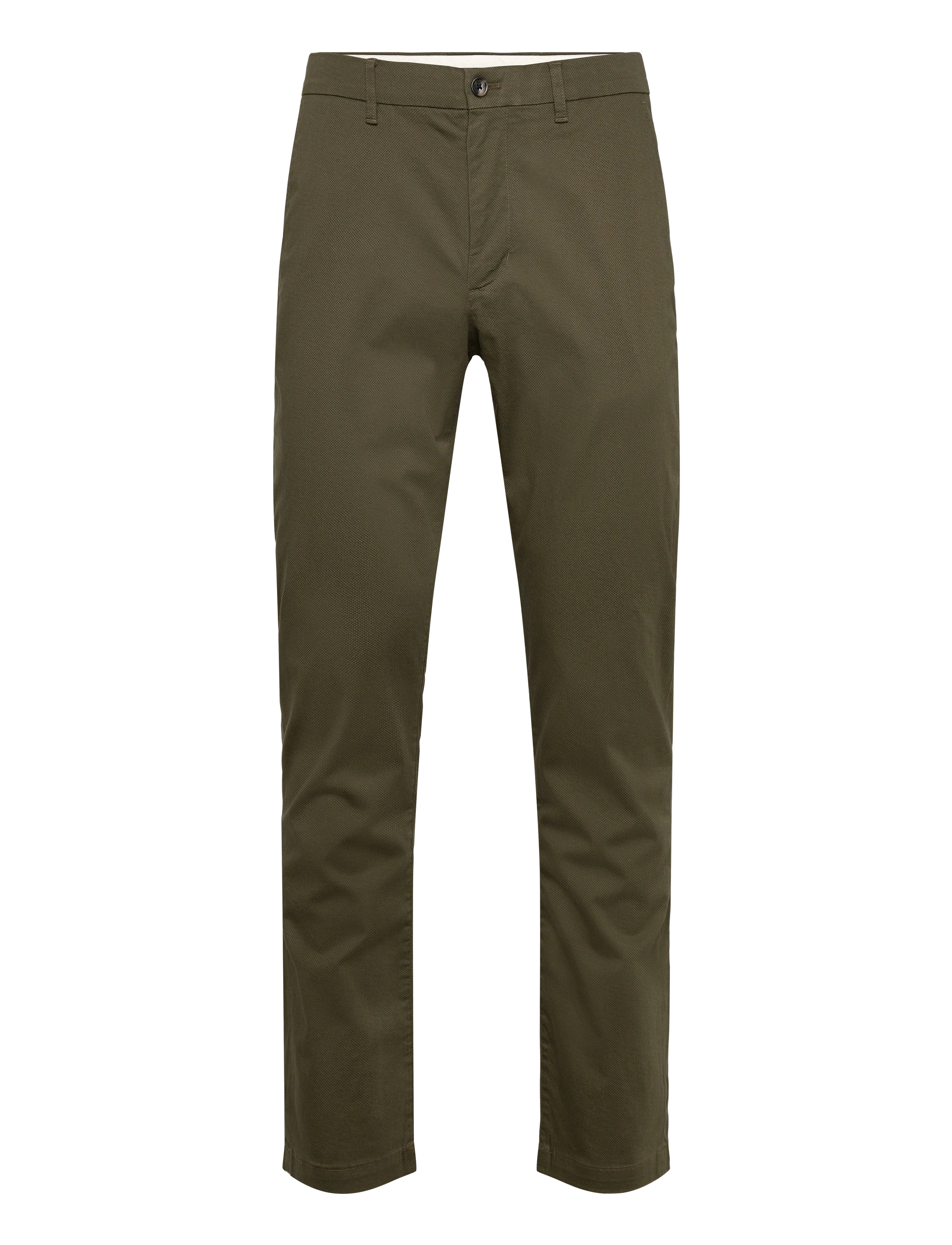 DENTON PRINTED STRUCTURE CHINO - DARK GREENERY