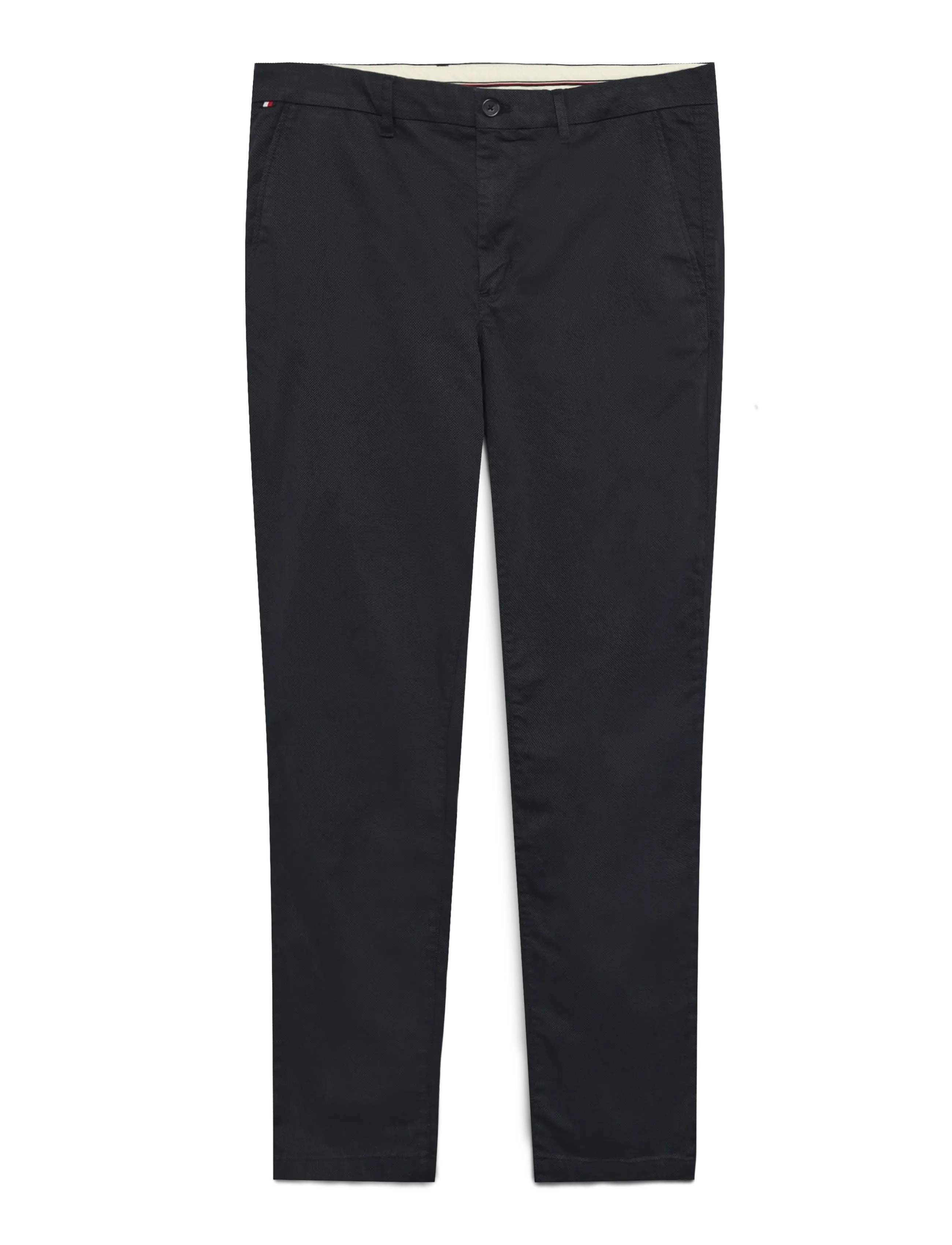 Tommy Hilfiger DENTON PRINTED STRUCTURE CHINO - Chinos - DESERT SKY / navy